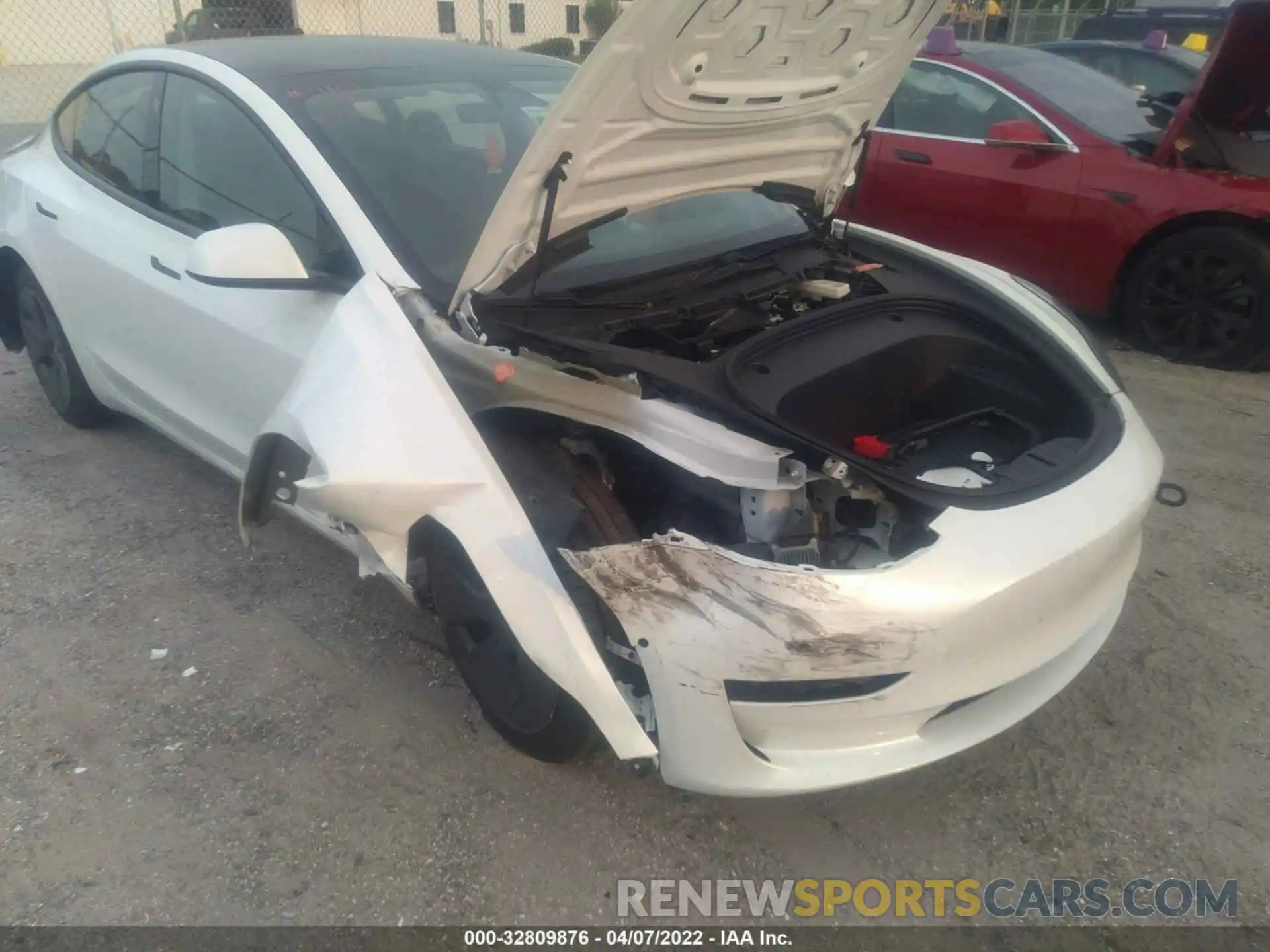 6 Photograph of a damaged car 5YJ3E1EA5MF987076 TESLA MODEL 3 2021