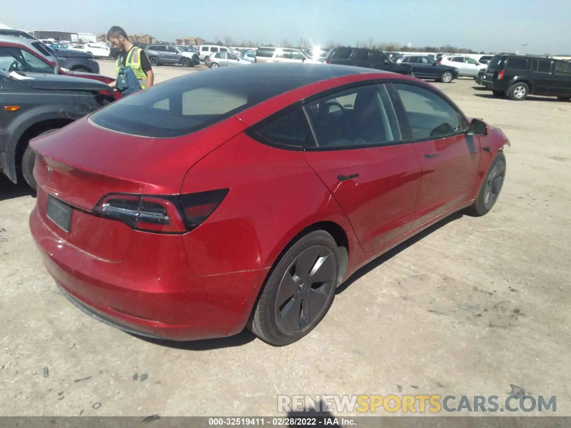 4 Фотография поврежденного автомобиля 5YJ3E1EA5MF996151 TESLA MODEL 3 2021