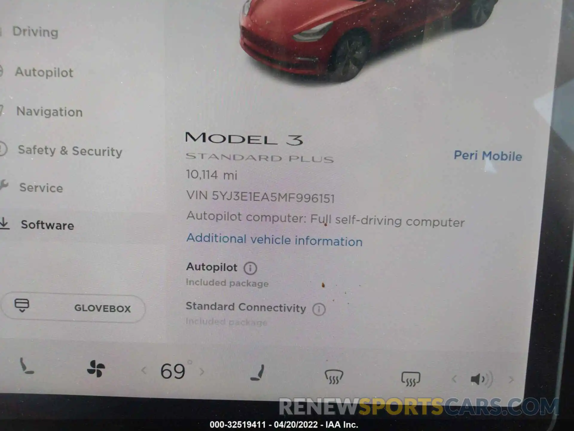 7 Фотография поврежденного автомобиля 5YJ3E1EA5MF996151 TESLA MODEL 3 2021