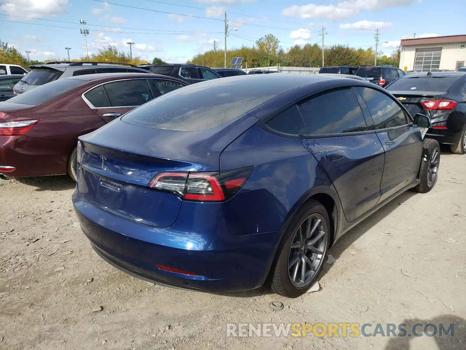 4 Фотография поврежденного автомобиля 5YJ3E1EA5MF996179 TESLA MODEL 3 2021