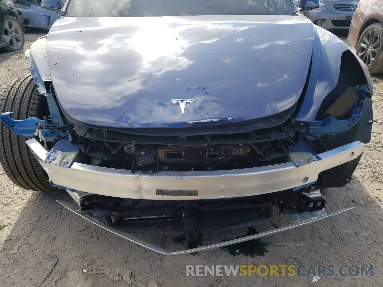 9 Photograph of a damaged car 5YJ3E1EA5MF996179 TESLA MODEL 3 2021