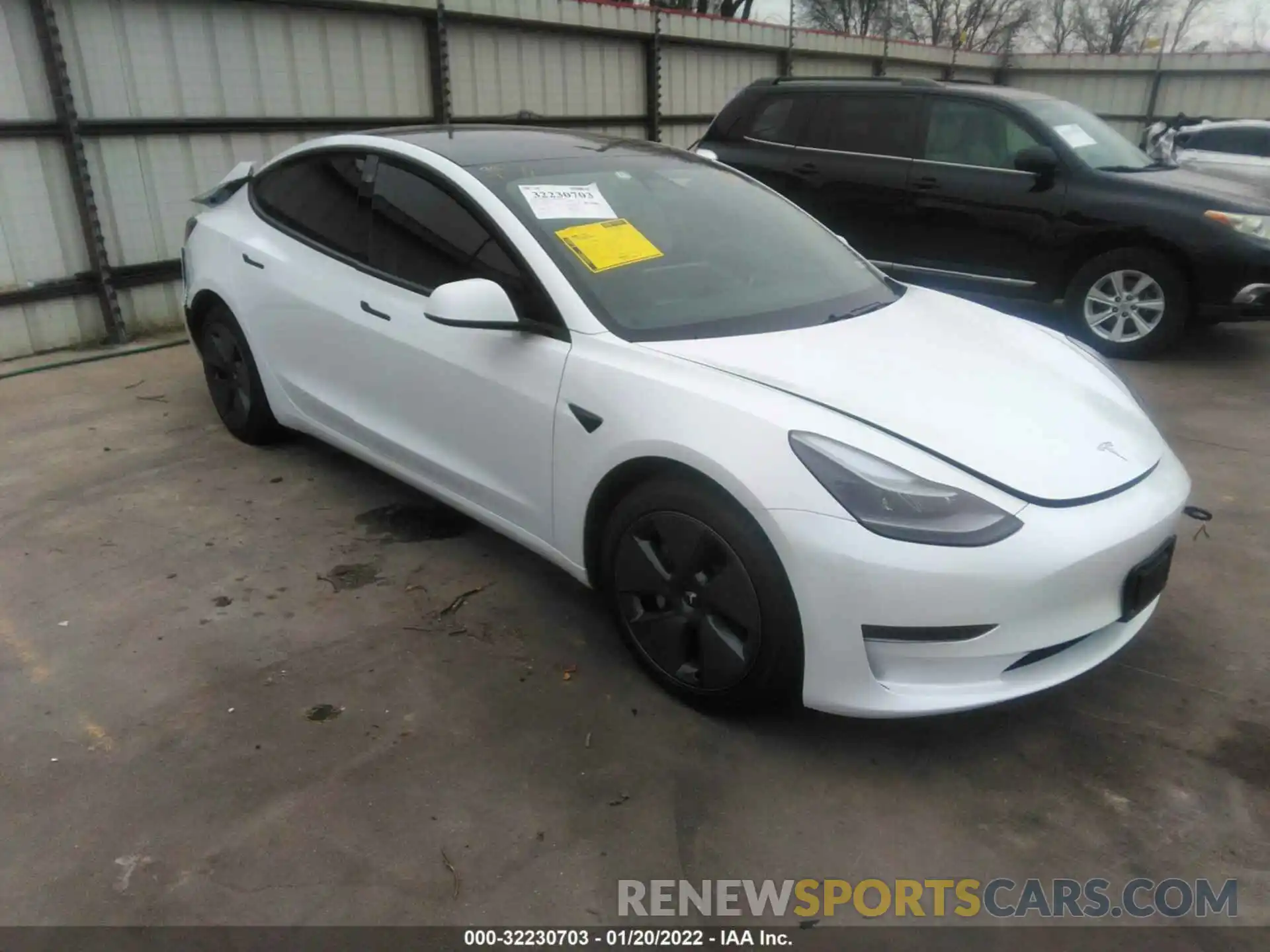 1 Фотография поврежденного автомобиля 5YJ3E1EA6MF021576 TESLA MODEL 3 2021