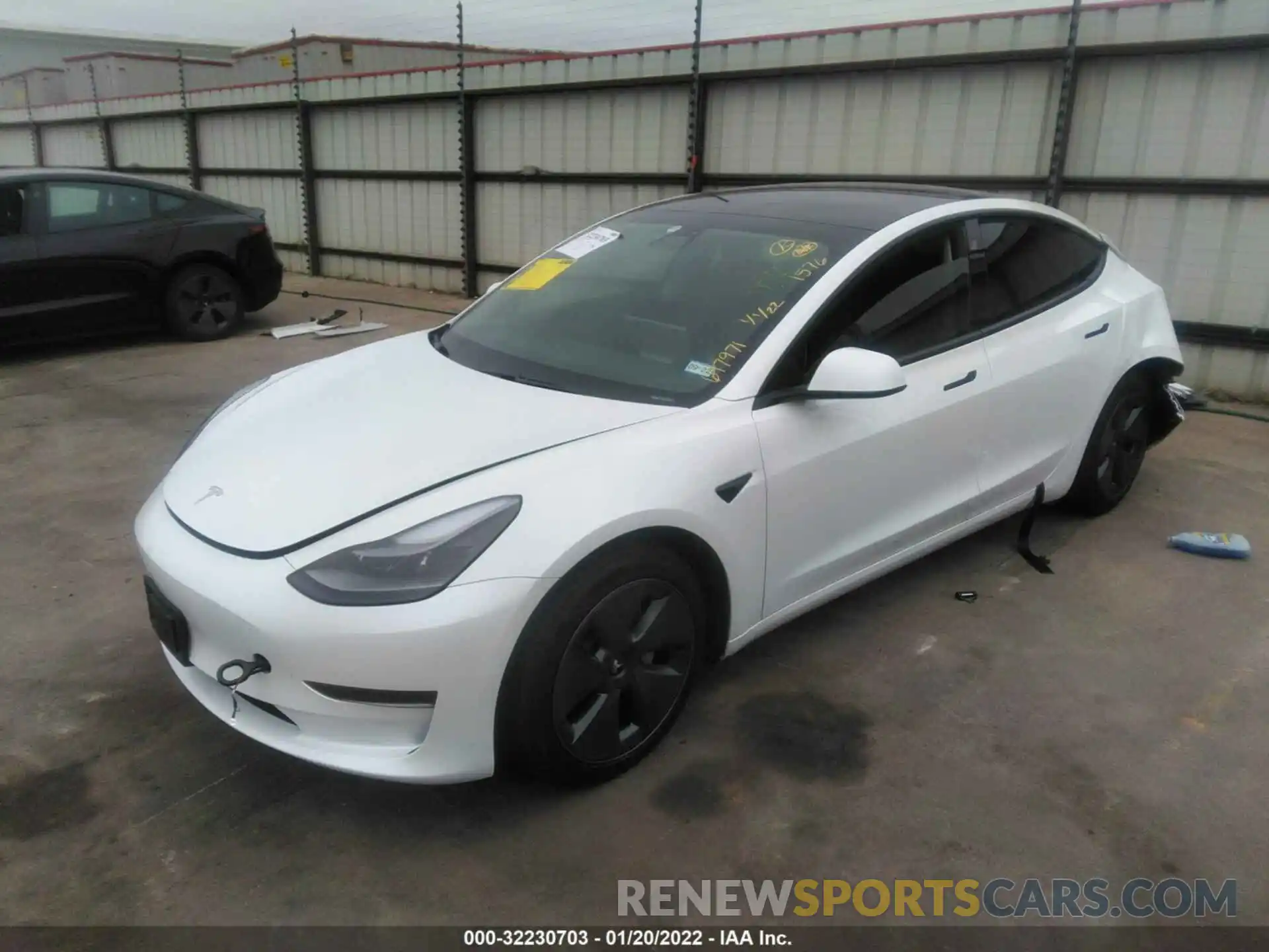 2 Photograph of a damaged car 5YJ3E1EA6MF021576 TESLA MODEL 3 2021