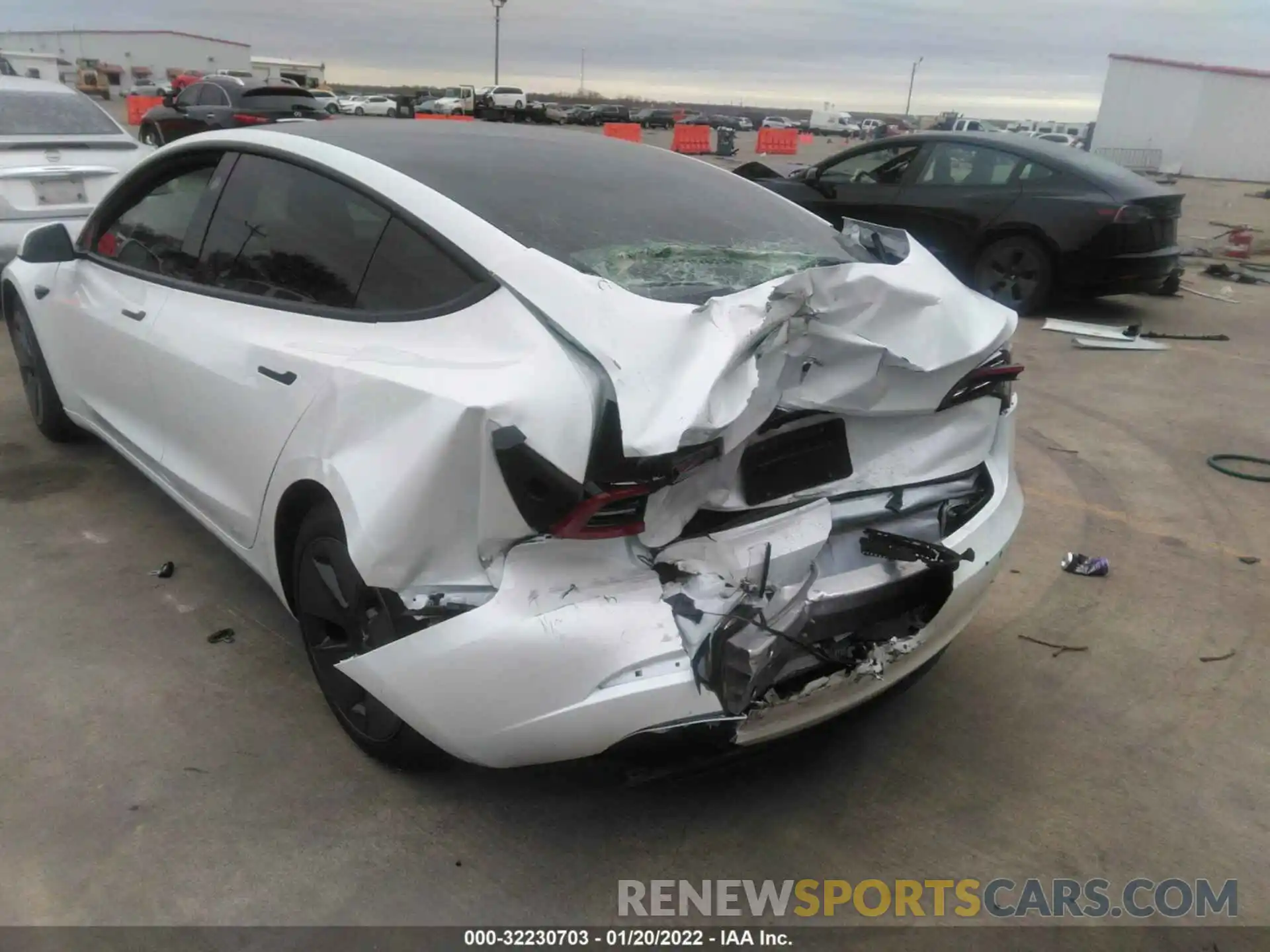 6 Photograph of a damaged car 5YJ3E1EA6MF021576 TESLA MODEL 3 2021