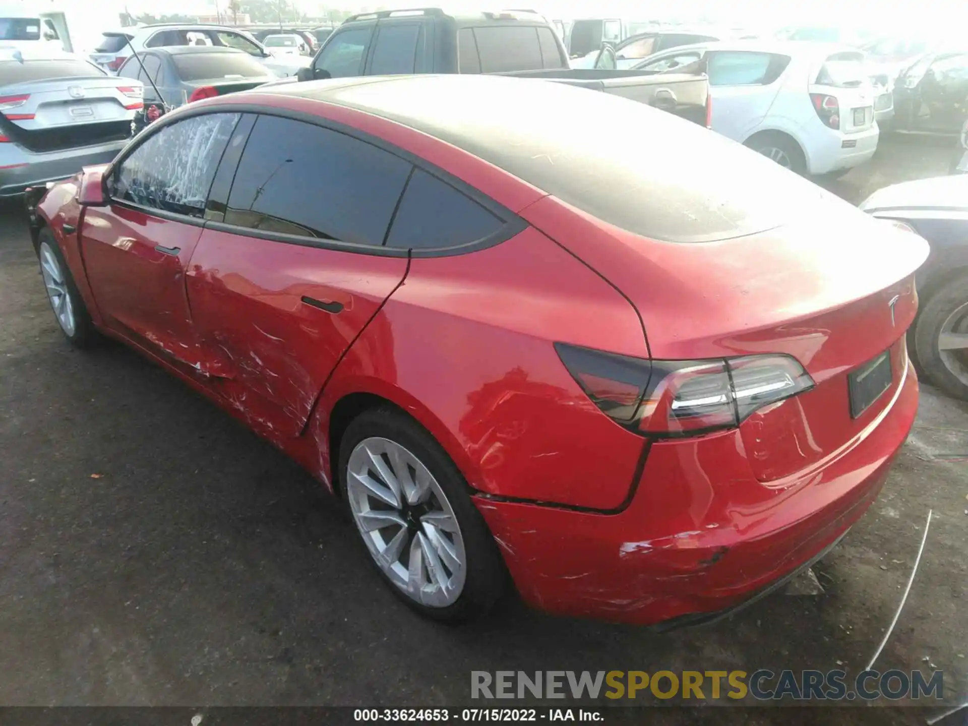 3 Фотография поврежденного автомобиля 5YJ3E1EA6MF028060 TESLA MODEL 3 2021