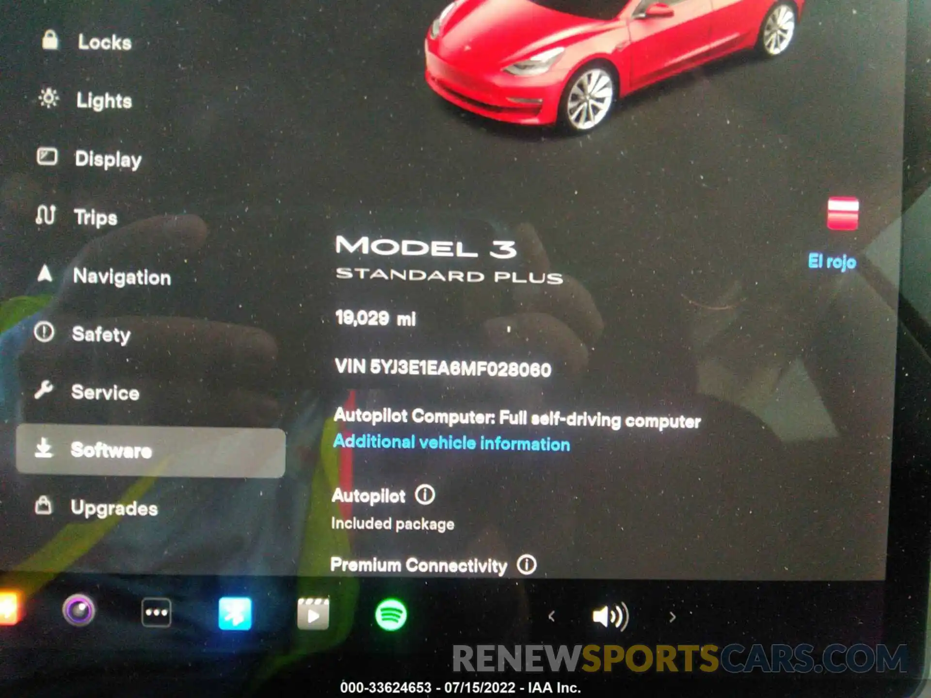 7 Фотография поврежденного автомобиля 5YJ3E1EA6MF028060 TESLA MODEL 3 2021