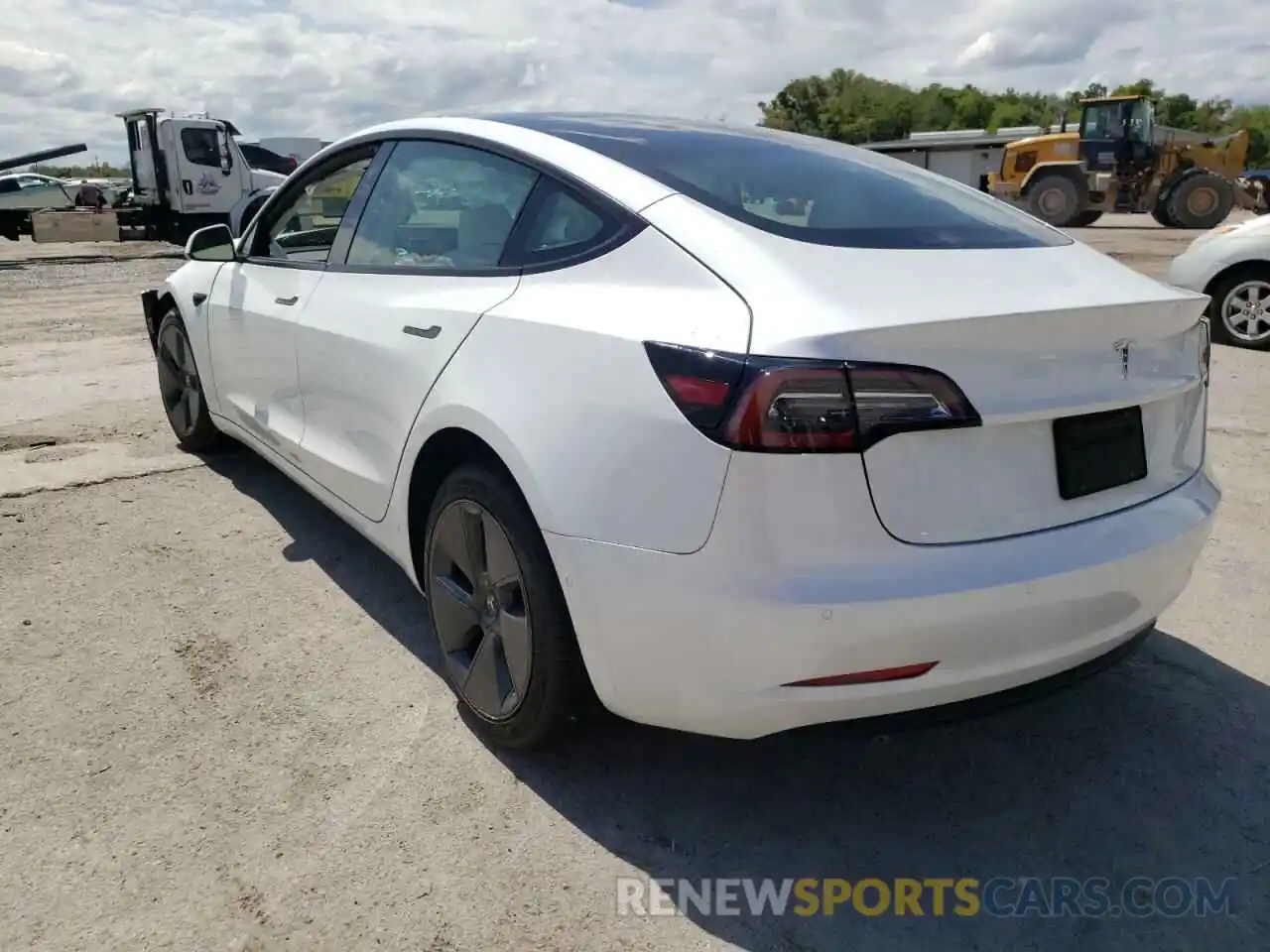 3 Photograph of a damaged car 5YJ3E1EA6MF045621 TESLA MODEL 3 2021