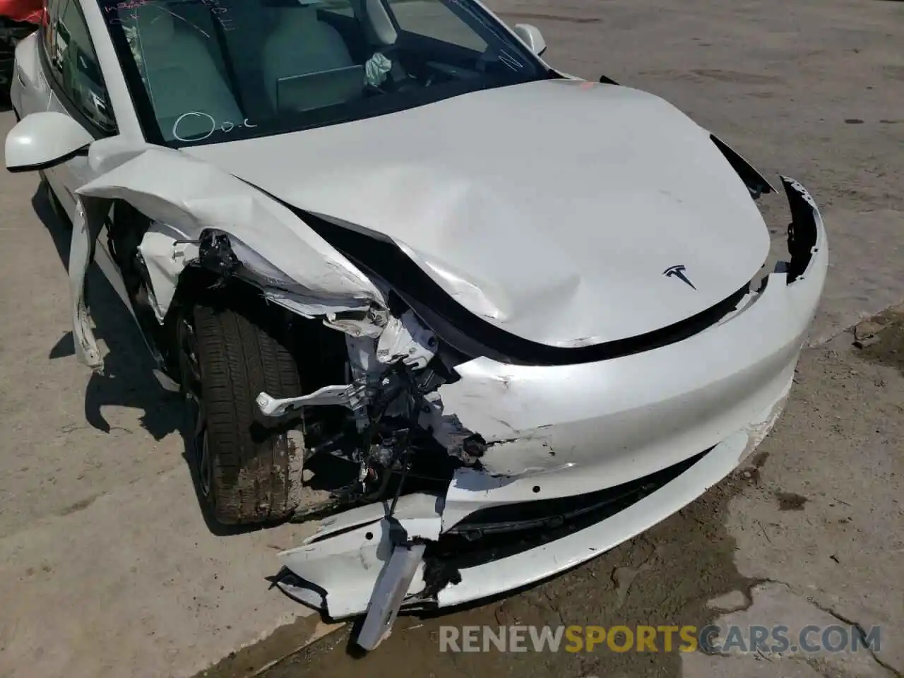 9 Photograph of a damaged car 5YJ3E1EA6MF045621 TESLA MODEL 3 2021