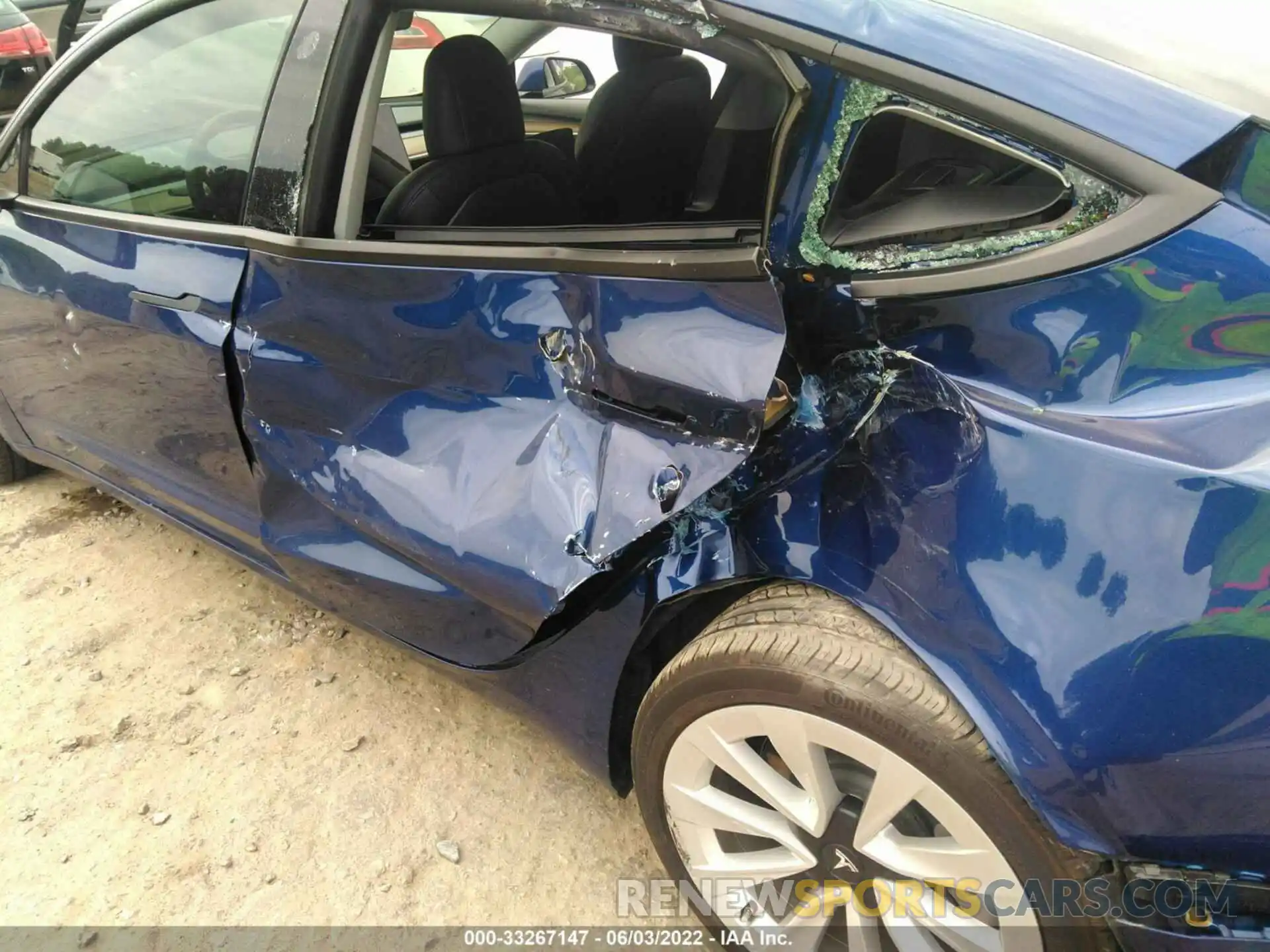 6 Photograph of a damaged car 5YJ3E1EA6MF047157 TESLA MODEL 3 2021