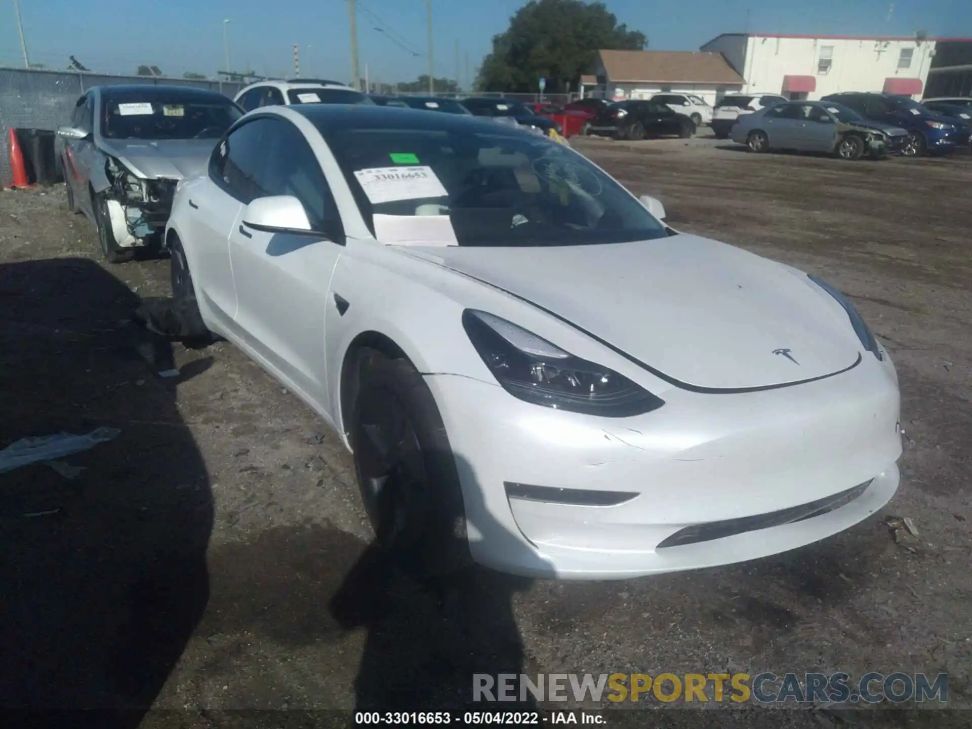 1 Фотография поврежденного автомобиля 5YJ3E1EA6MF047241 TESLA MODEL 3 2021