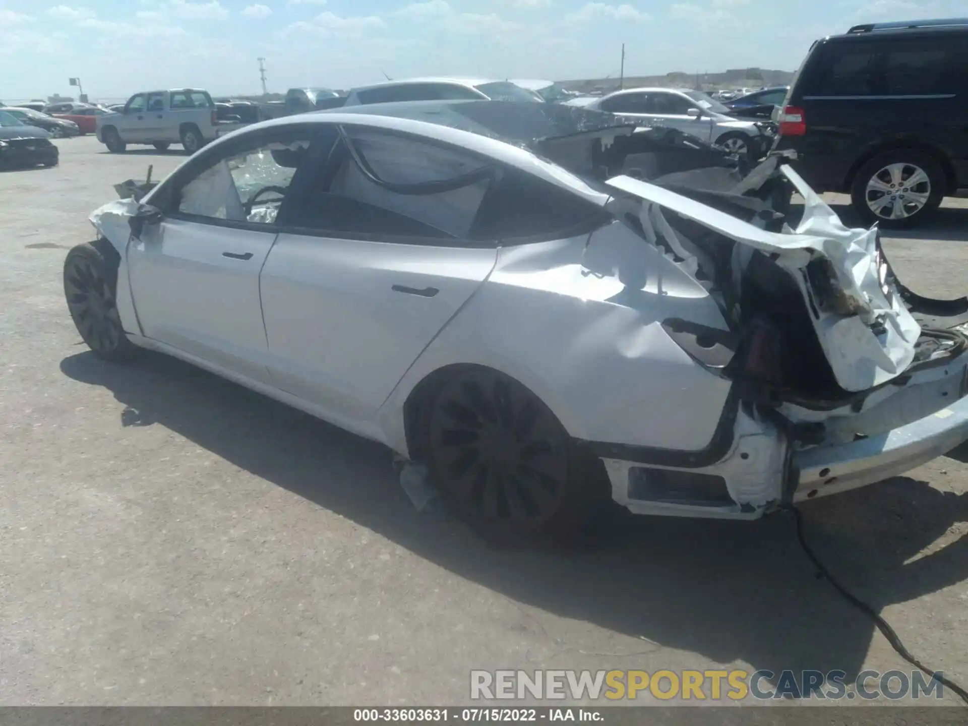 3 Photograph of a damaged car 5YJ3E1EA6MF048342 TESLA MODEL 3 2021