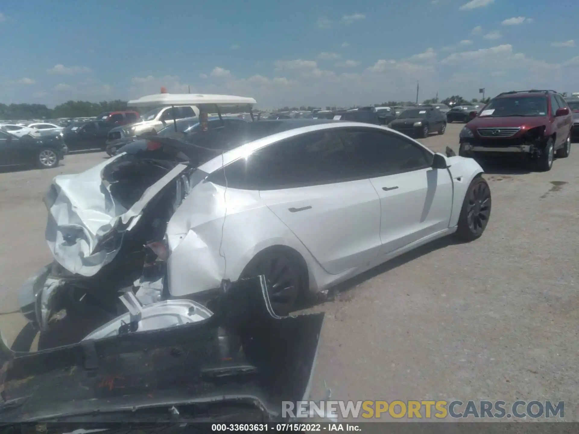 4 Photograph of a damaged car 5YJ3E1EA6MF048342 TESLA MODEL 3 2021