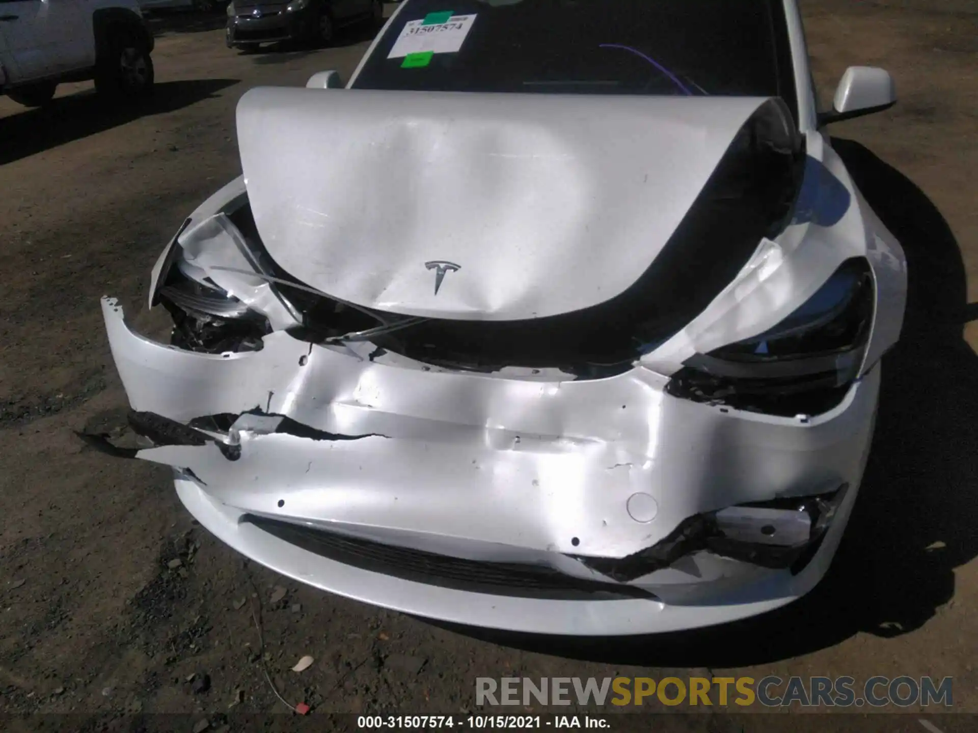 6 Photograph of a damaged car 5YJ3E1EA6MF059938 TESLA MODEL 3 2021