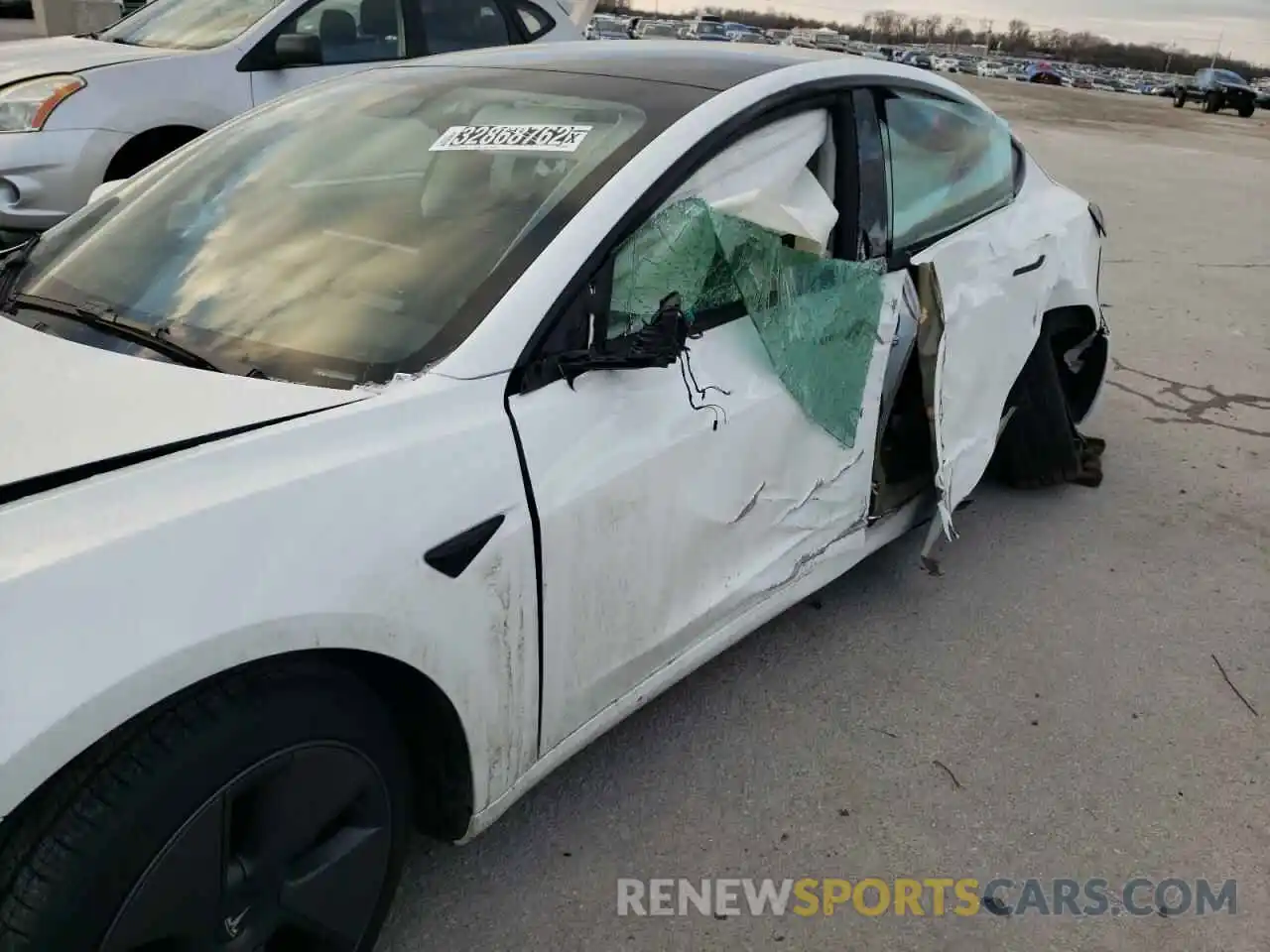 9 Photograph of a damaged car 5YJ3E1EA6MF087903 TESLA MODEL 3 2021