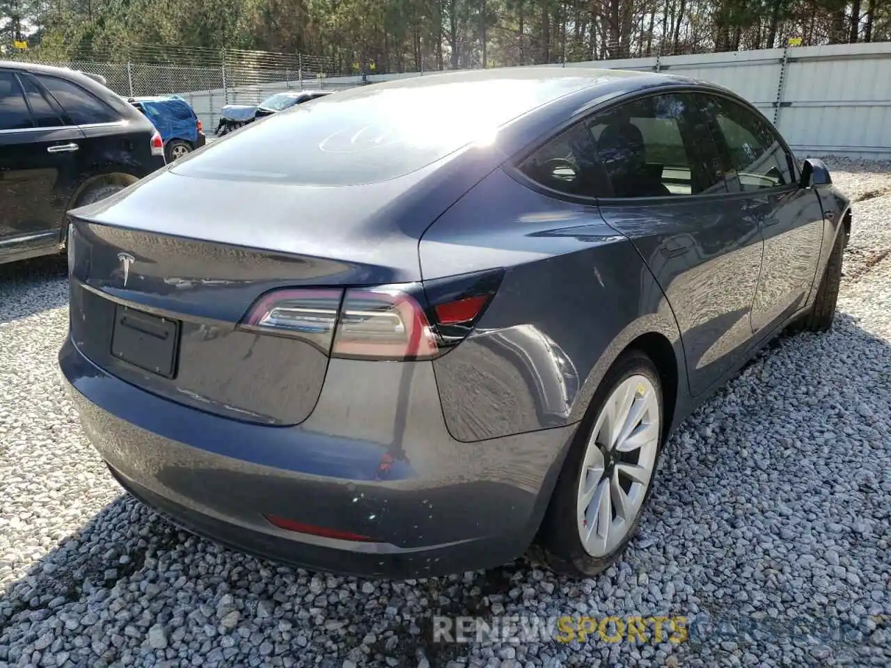 4 Photograph of a damaged car 5YJ3E1EA6MF088243 TESLA MODEL 3 2021