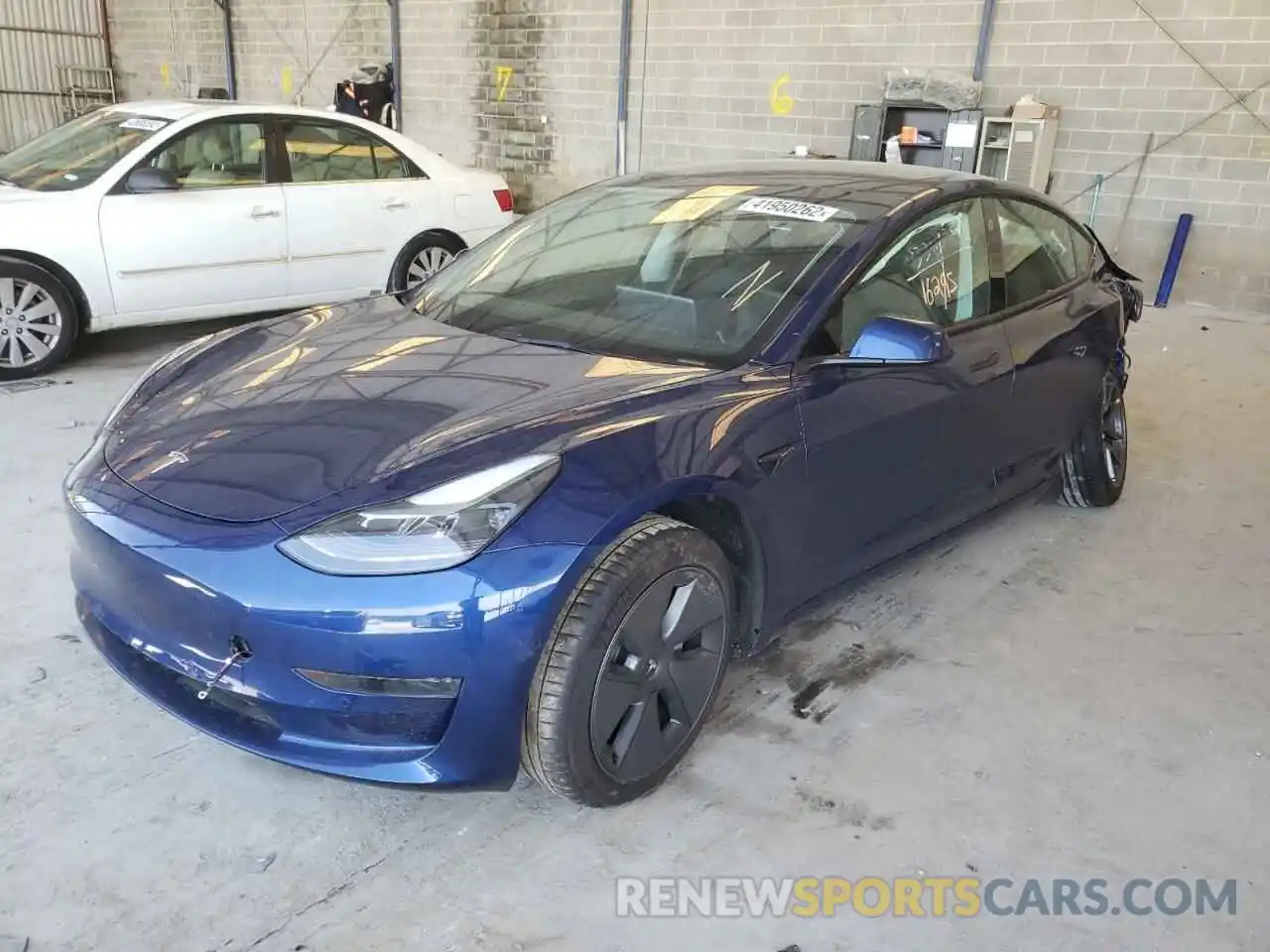 2 Photograph of a damaged car 5YJ3E1EA6MF094463 TESLA MODEL 3 2021