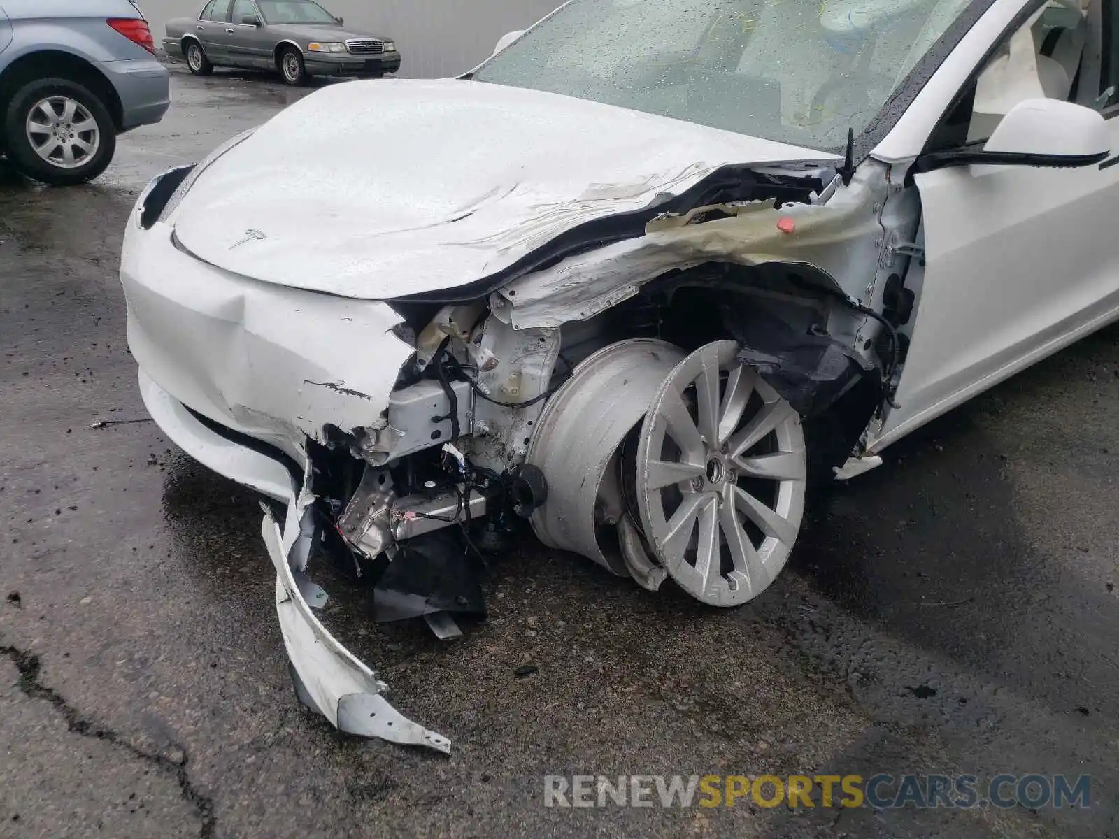 9 Photograph of a damaged car 5YJ3E1EA6MF851314 TESLA MODEL 3 2021