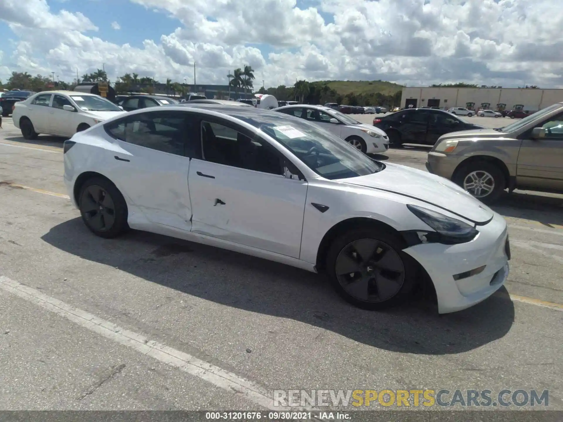 6 Photograph of a damaged car 5YJ3E1EA6MF861275 TESLA MODEL 3 2021