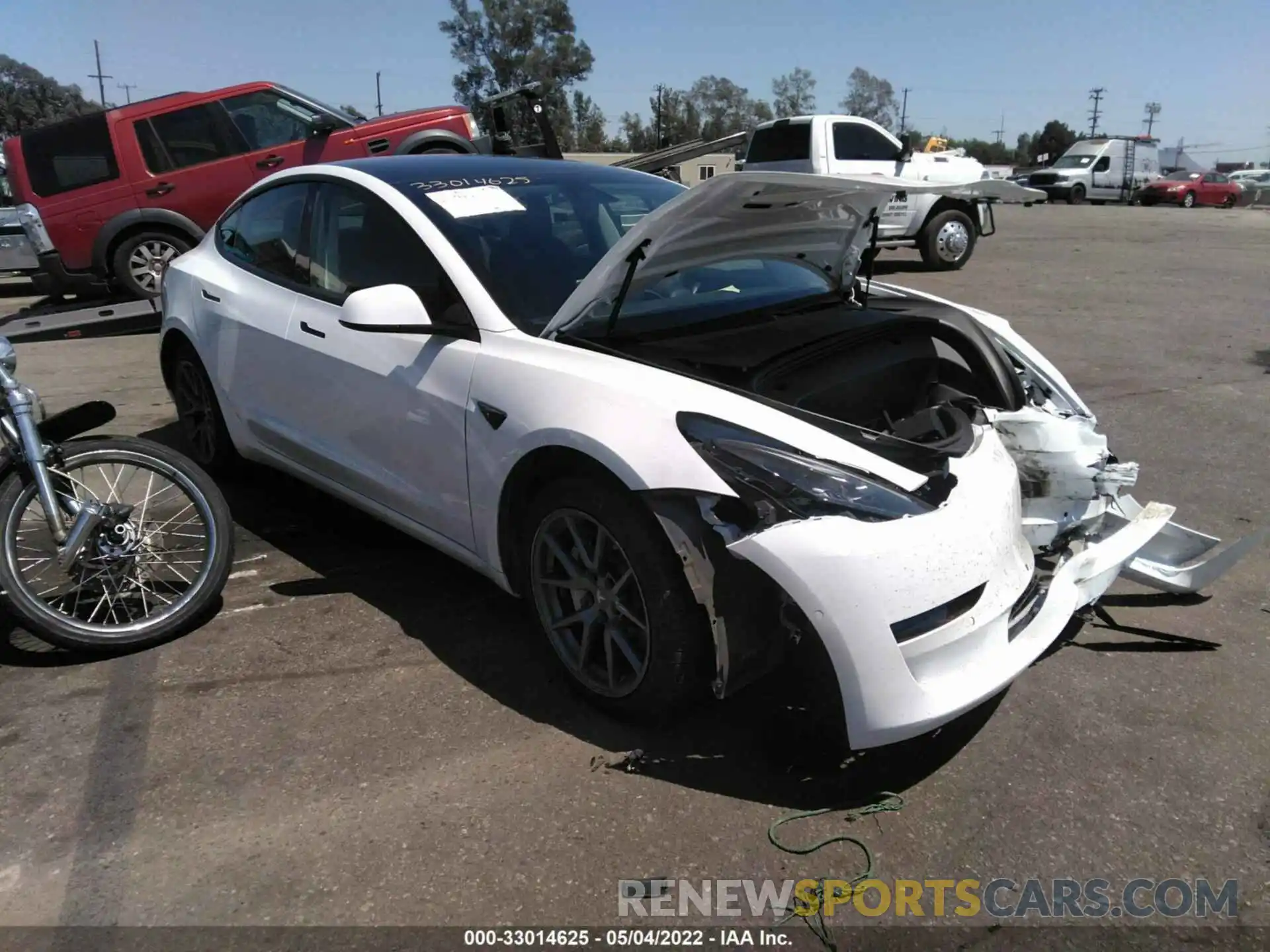 1 Photograph of a damaged car 5YJ3E1EA6MF867769 TESLA MODEL 3 2021