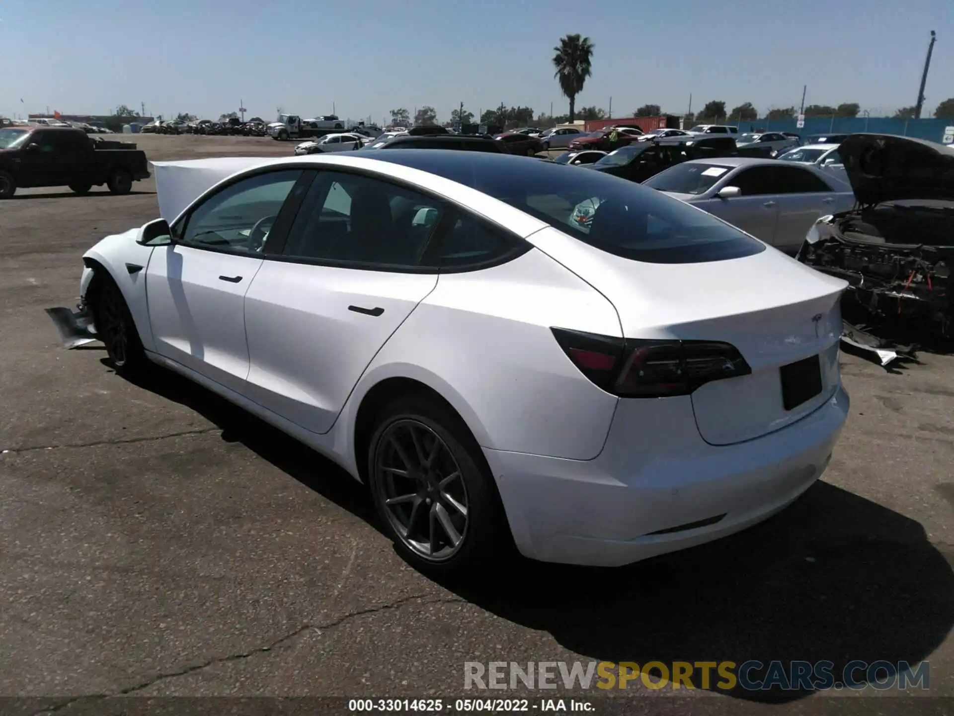 3 Photograph of a damaged car 5YJ3E1EA6MF867769 TESLA MODEL 3 2021