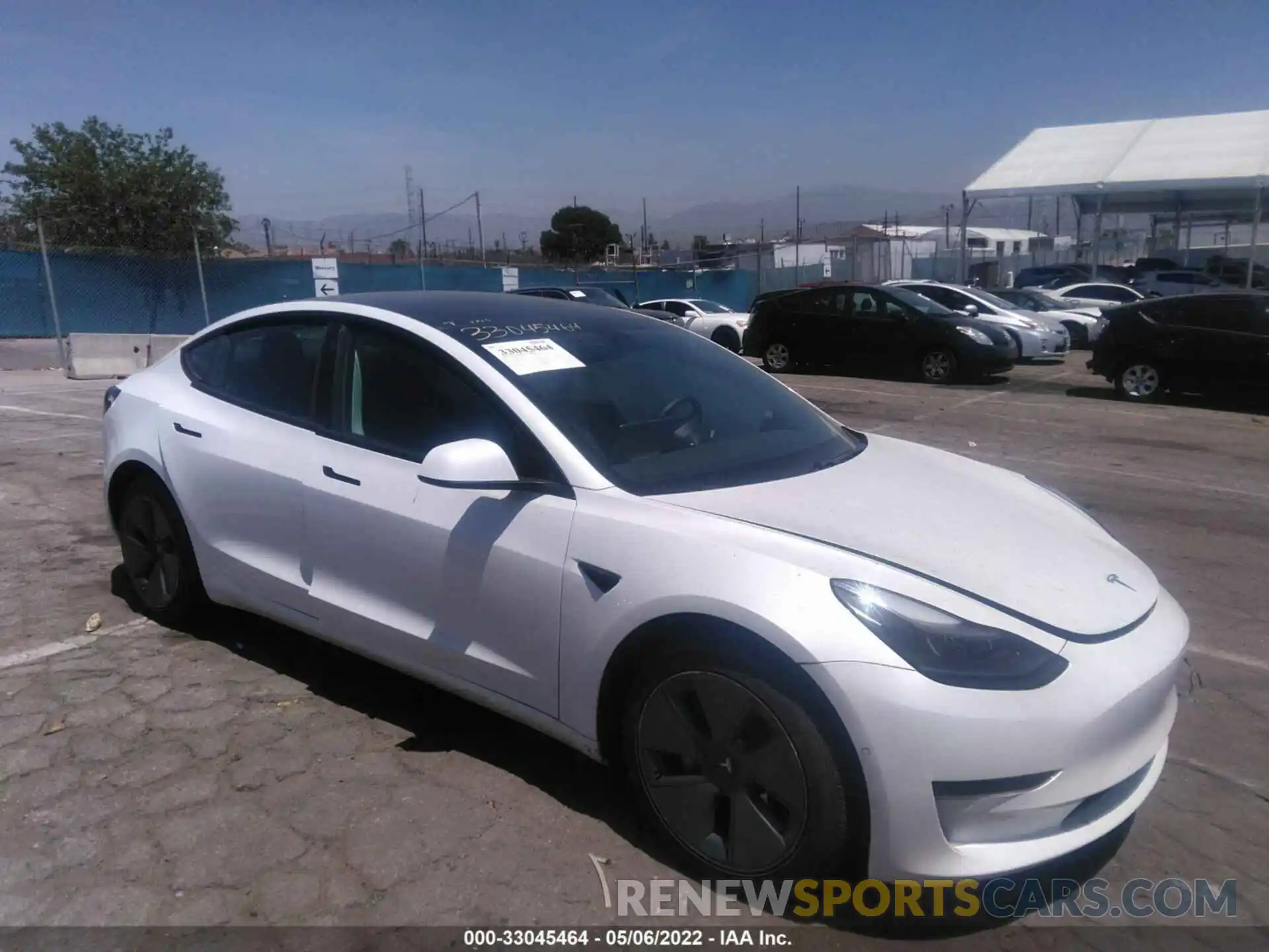 1 Фотография поврежденного автомобиля 5YJ3E1EA6MF876987 TESLA MODEL 3 2021