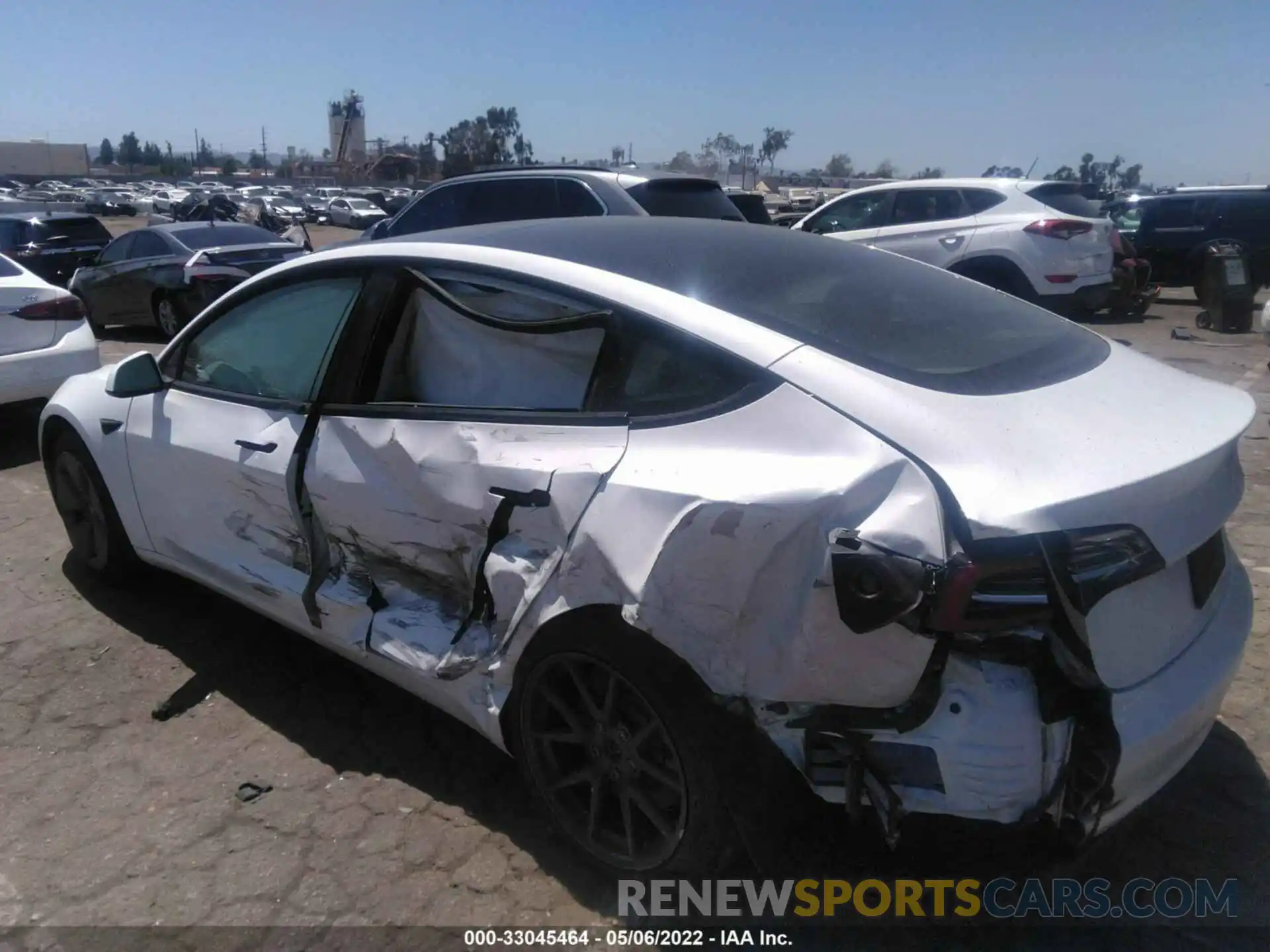 3 Photograph of a damaged car 5YJ3E1EA6MF876987 TESLA MODEL 3 2021