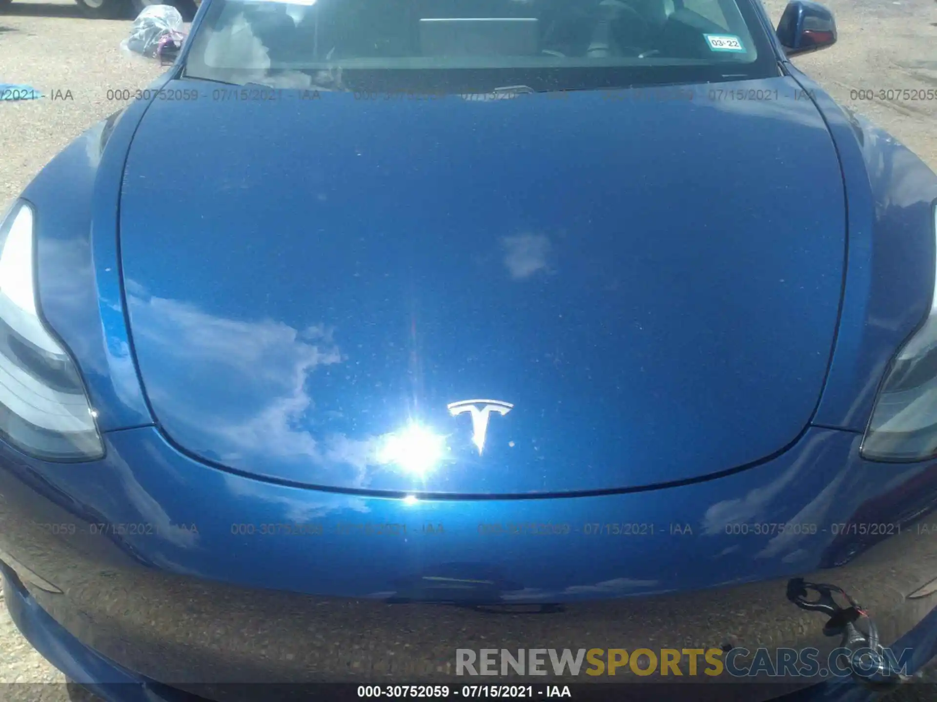 10 Photograph of a damaged car 5YJ3E1EA6MF921314 TESLA MODEL 3 2021