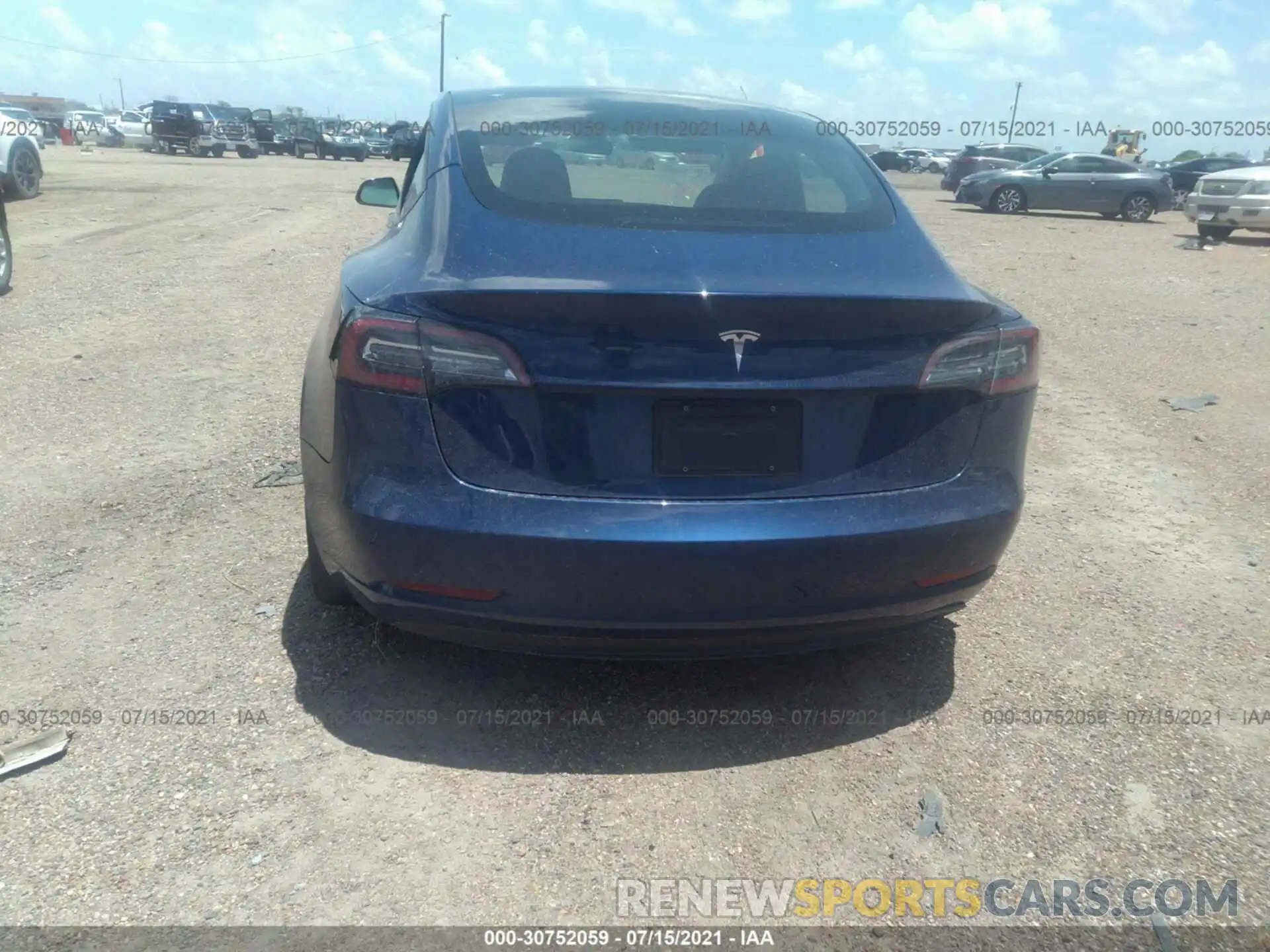 6 Photograph of a damaged car 5YJ3E1EA6MF921314 TESLA MODEL 3 2021