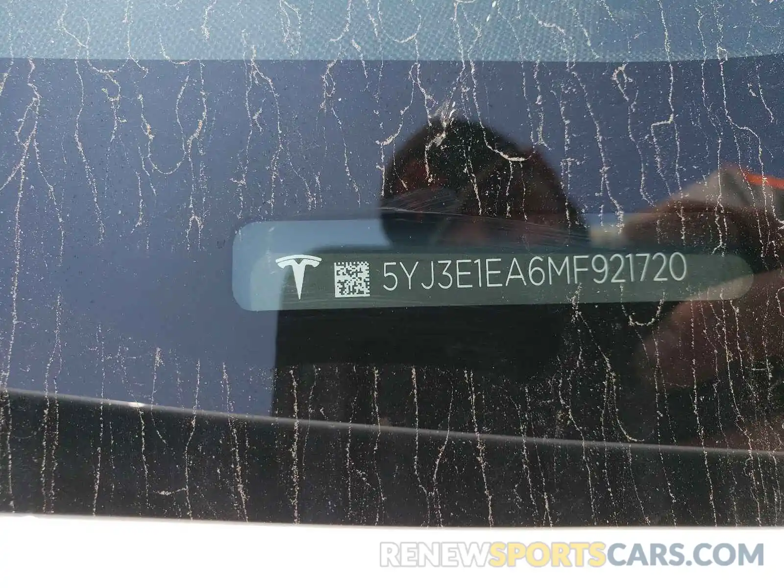 10 Photograph of a damaged car 5YJ3E1EA6MF921720 TESLA MODEL 3 2021