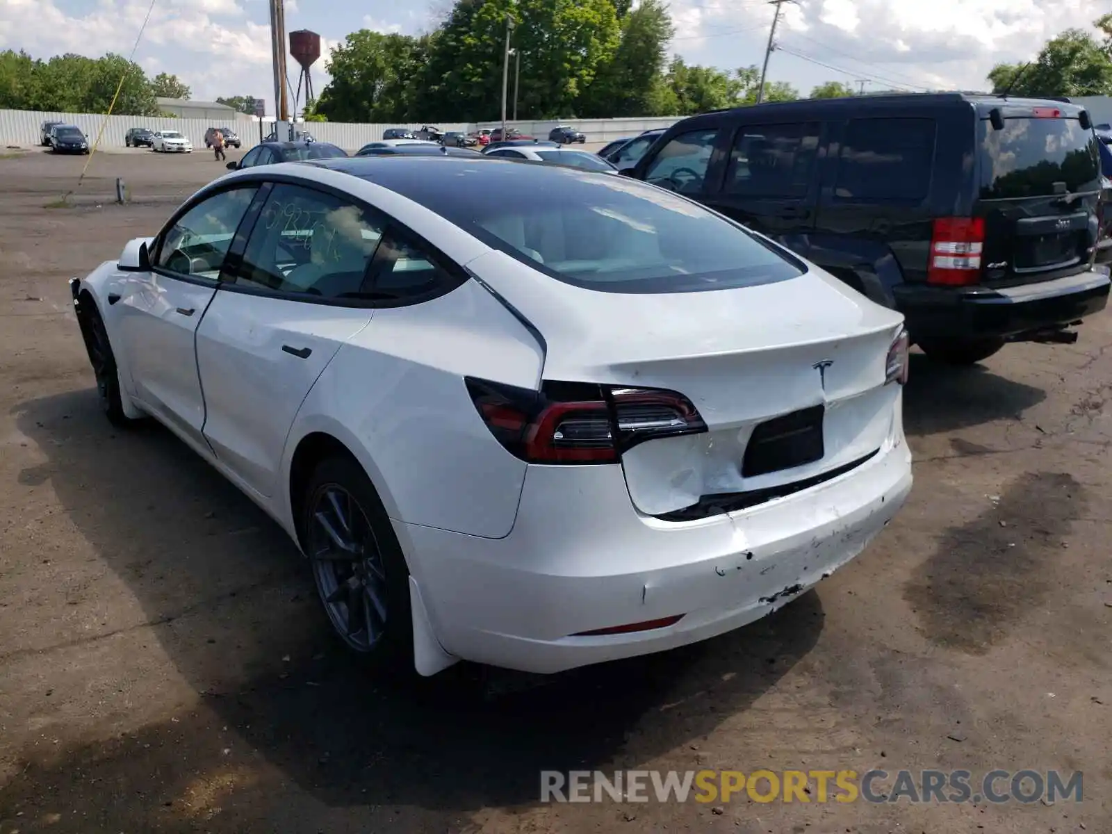 3 Photograph of a damaged car 5YJ3E1EA6MF921720 TESLA MODEL 3 2021