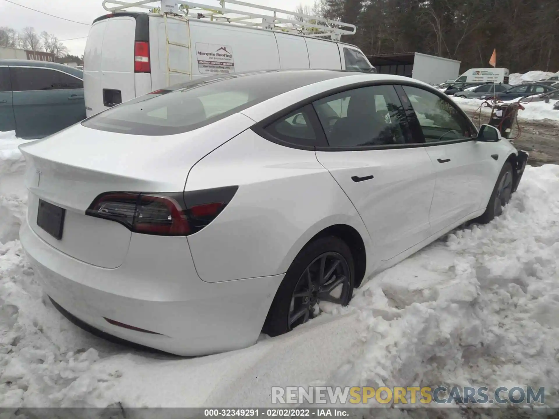 4 Фотография поврежденного автомобиля 5YJ3E1EA6MF923127 TESLA MODEL 3 2021