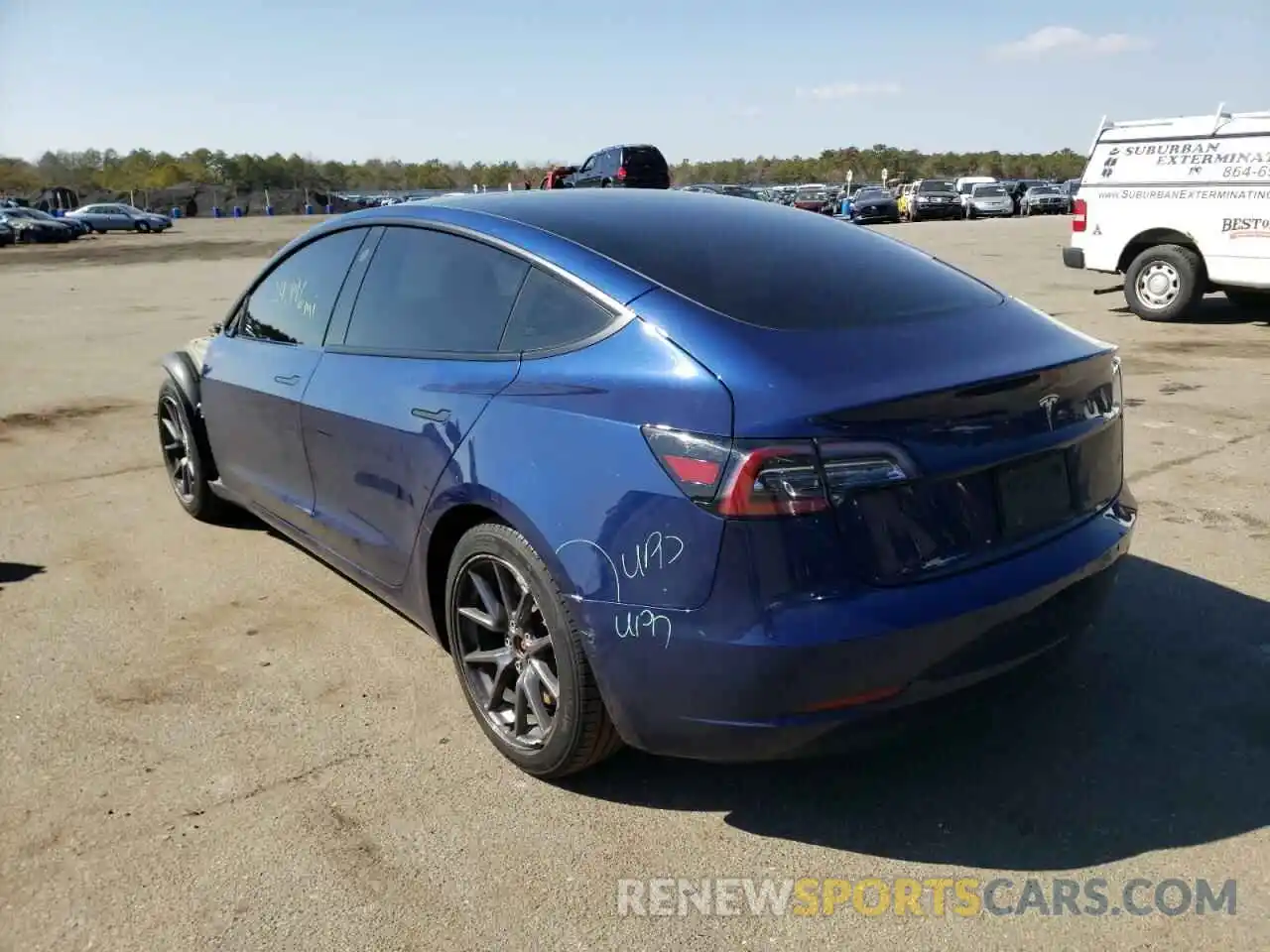 3 Photograph of a damaged car 5YJ3E1EA6MF923564 TESLA MODEL 3 2021