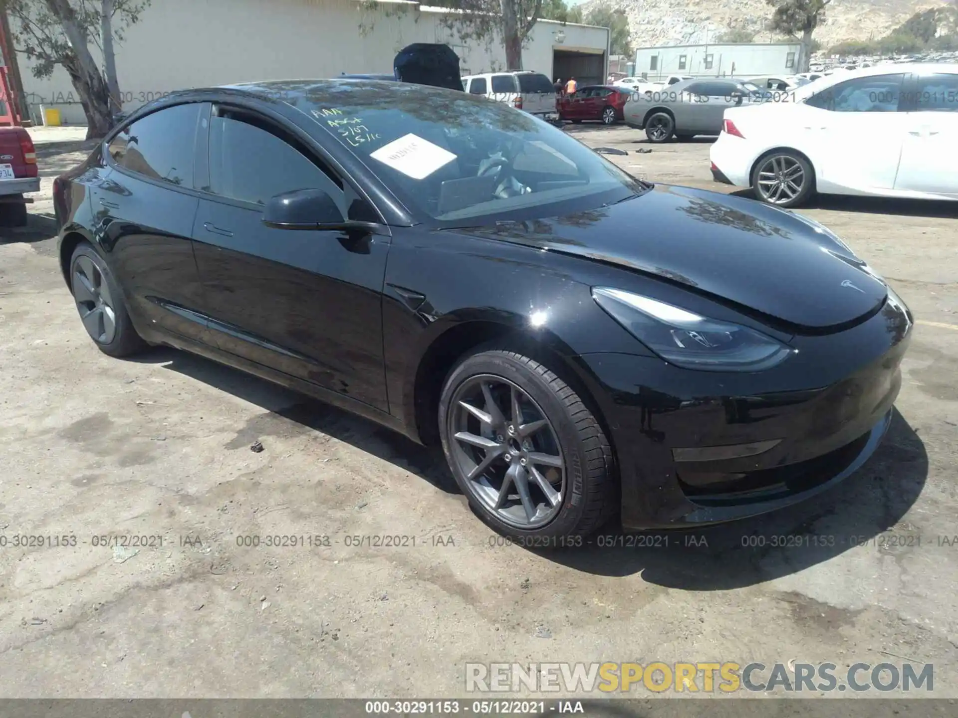 1 Photograph of a damaged car 5YJ3E1EA6MF930241 TESLA MODEL 3 2021