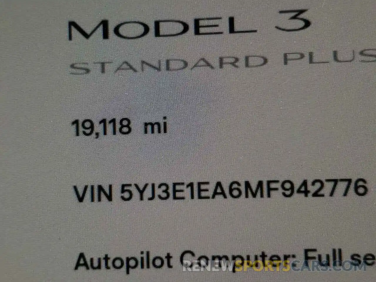 8 Фотография поврежденного автомобиля 5YJ3E1EA6MF942776 TESLA MODEL 3 2021