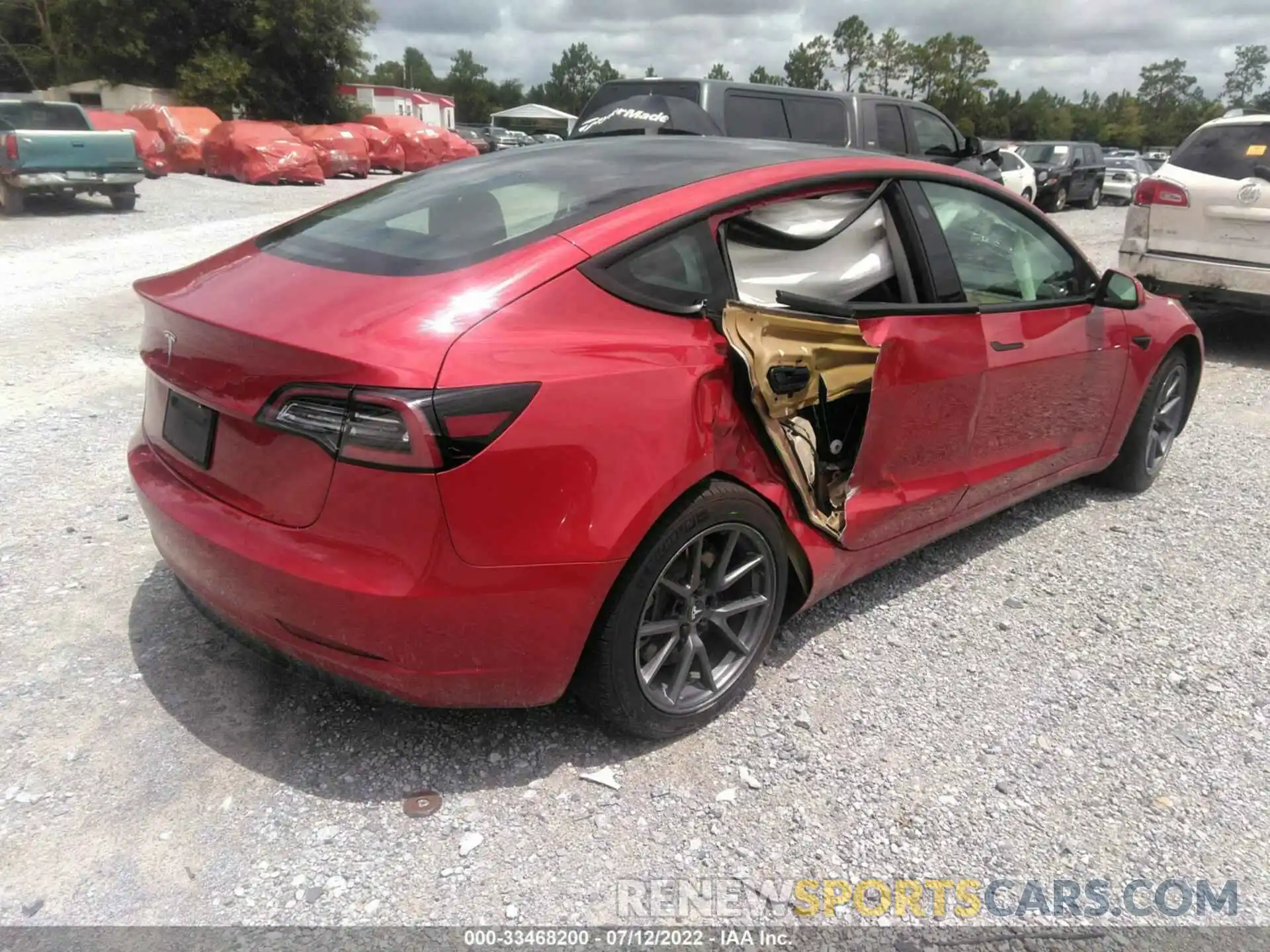 4 Фотография поврежденного автомобиля 5YJ3E1EA6MF961229 TESLA MODEL 3 2021