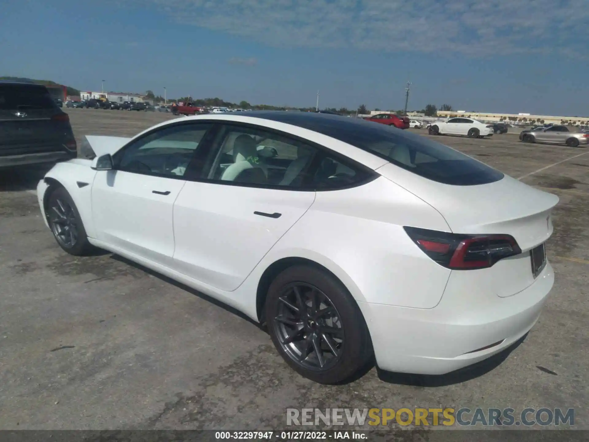 3 Photograph of a damaged car 5YJ3E1EA6MF963644 TESLA MODEL 3 2021