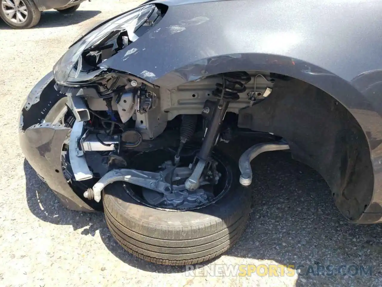 9 Photograph of a damaged car 5YJ3E1EA6MF991458 TESLA MODEL 3 2021