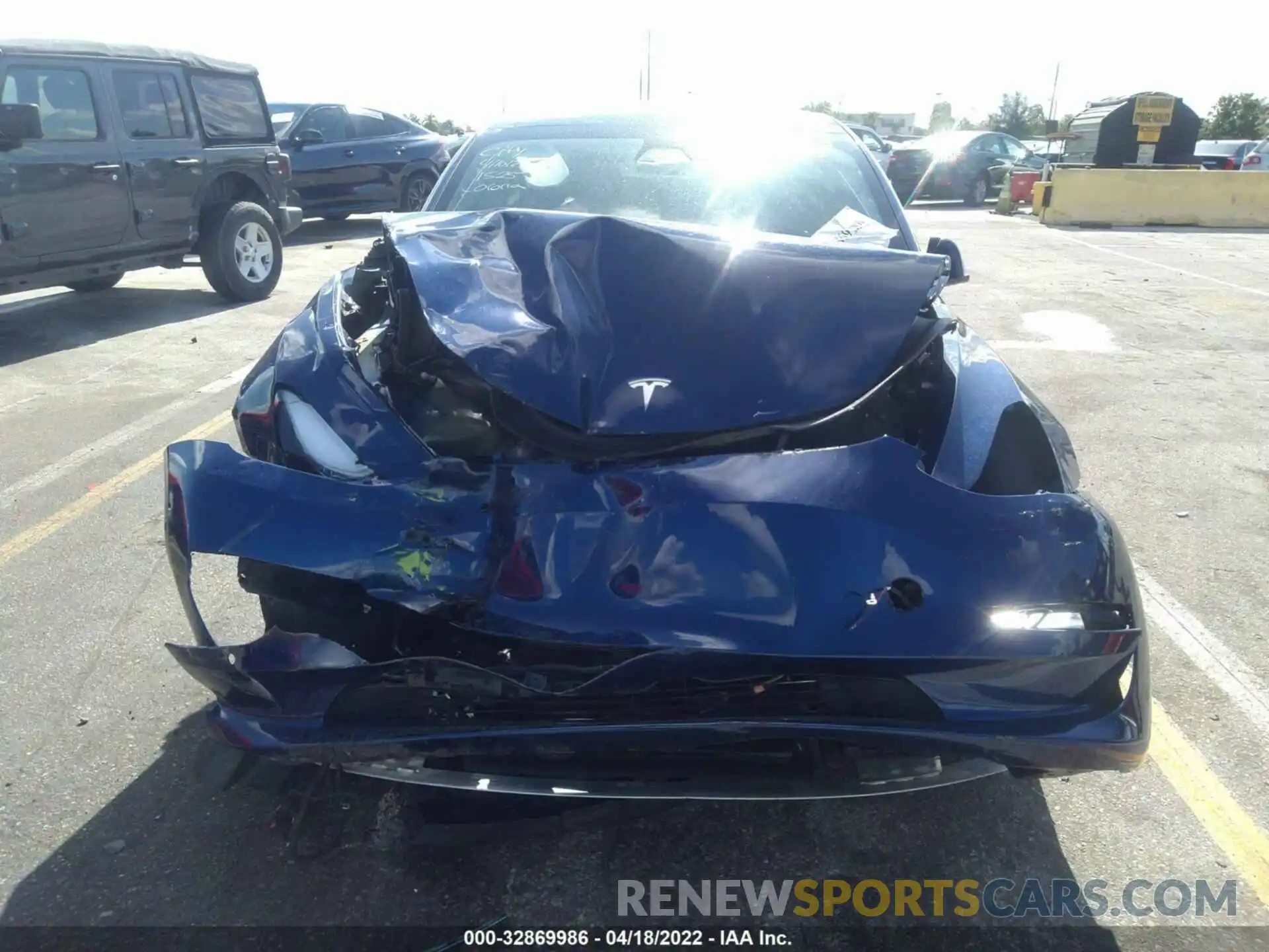 6 Photograph of a damaged car 5YJ3E1EA6MF991525 TESLA MODEL 3 2021