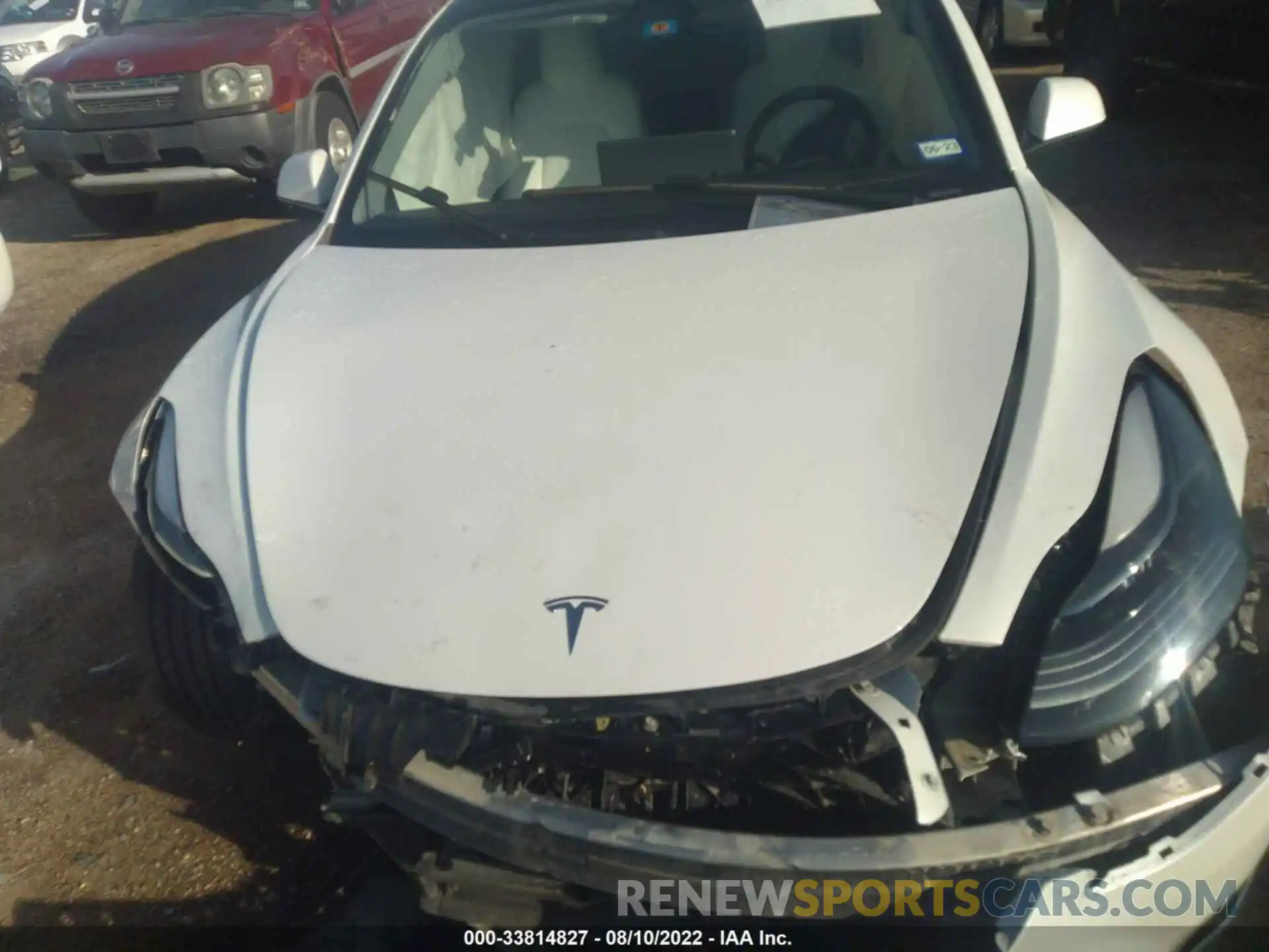 10 Photograph of a damaged car 5YJ3E1EA6MF994392 TESLA MODEL 3 2021