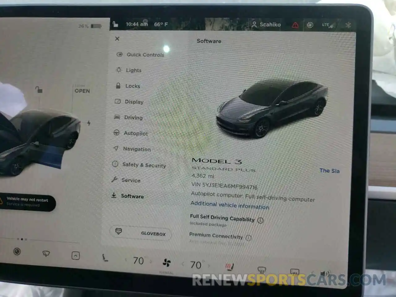 8 Фотография поврежденного автомобиля 5YJ3E1EA6MF994716 TESLA MODEL 3 2021