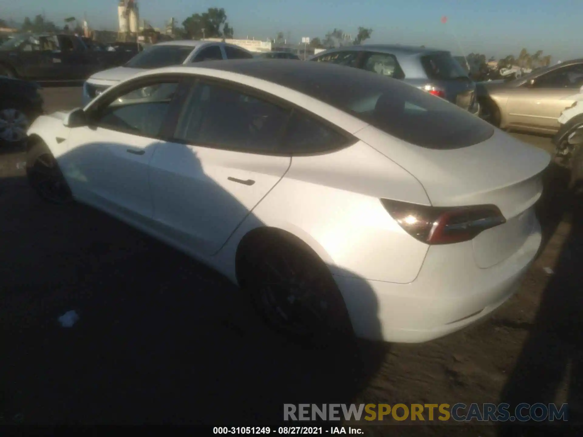 3 Photograph of a damaged car 5YJ3E1EA6MF997891 TESLA MODEL 3 2021