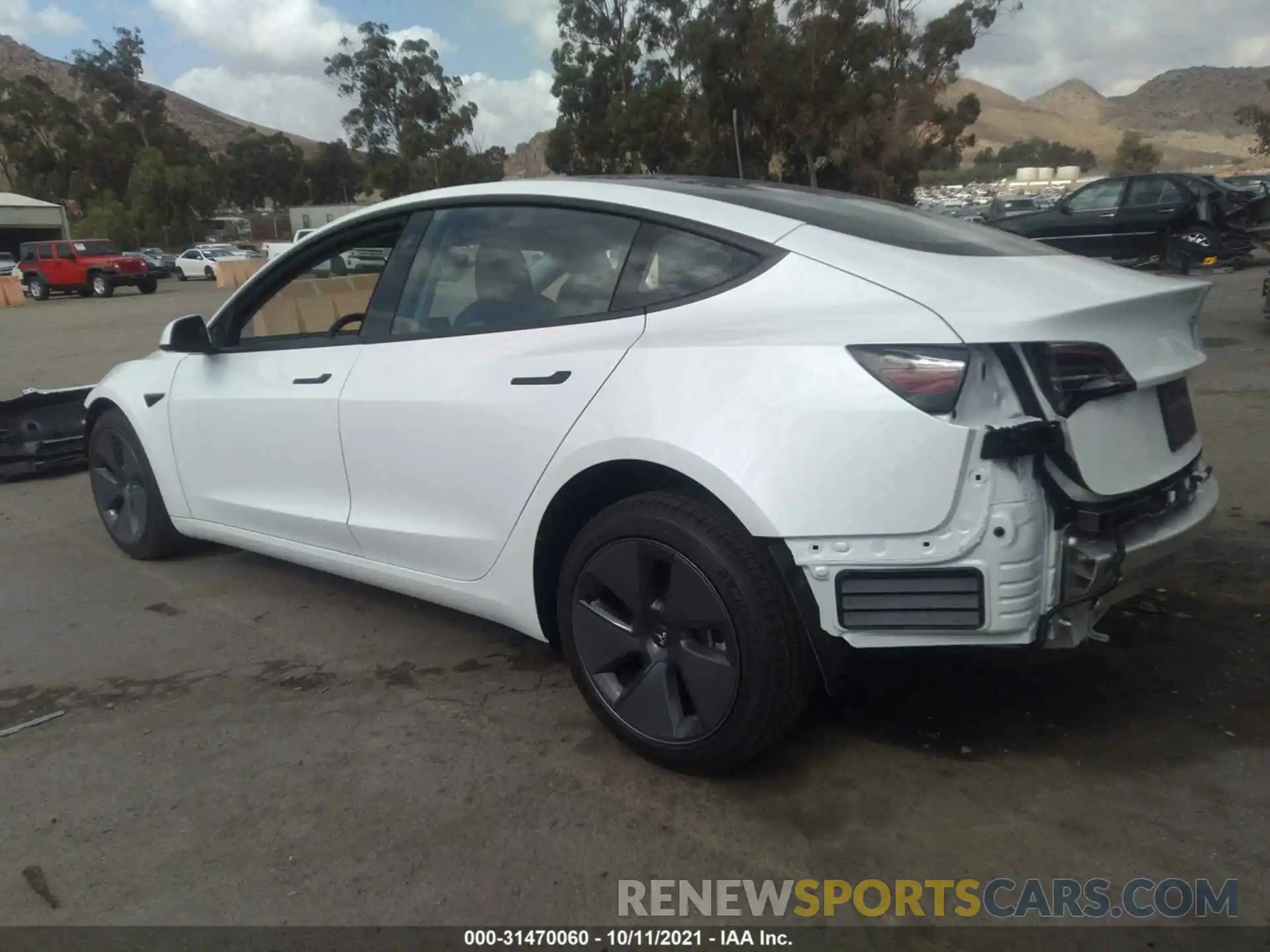 3 Photograph of a damaged car 5YJ3E1EA7MF002759 TESLA MODEL 3 2021