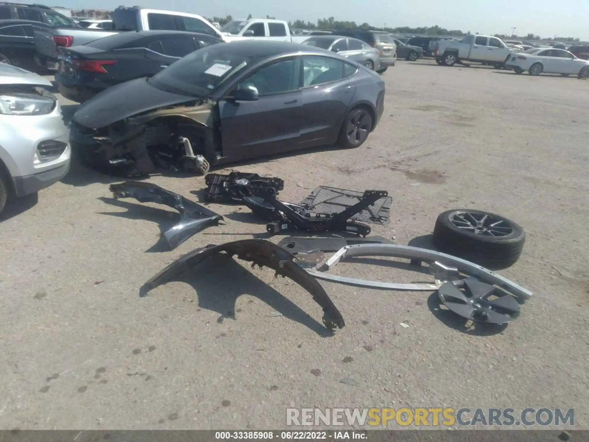 11 Photograph of a damaged car 5YJ3E1EA7MF015950 TESLA MODEL 3 2021