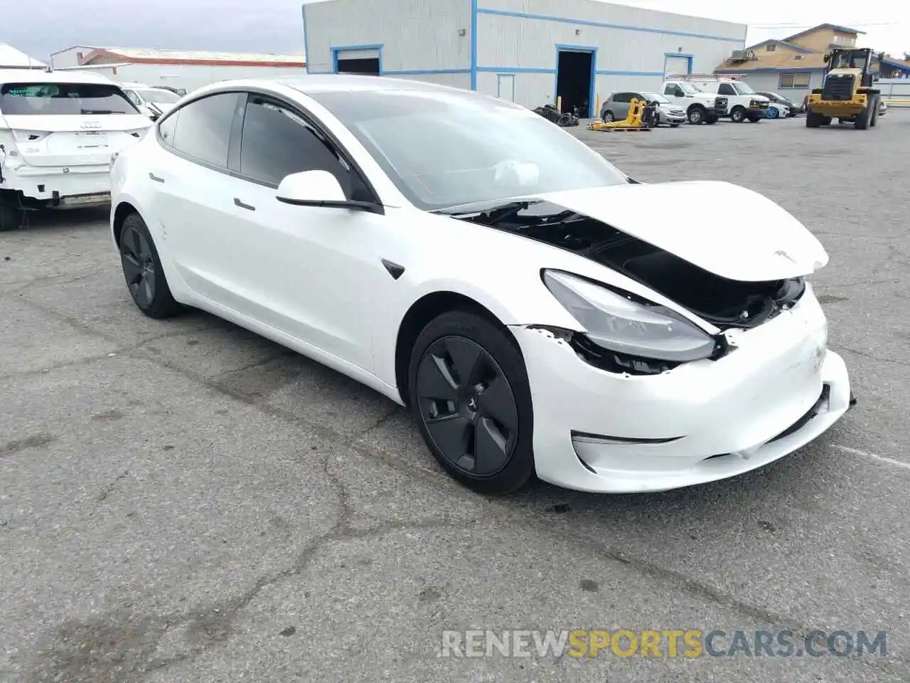 1 Фотография поврежденного автомобиля 5YJ3E1EA7MF026690 TESLA MODEL 3 2021