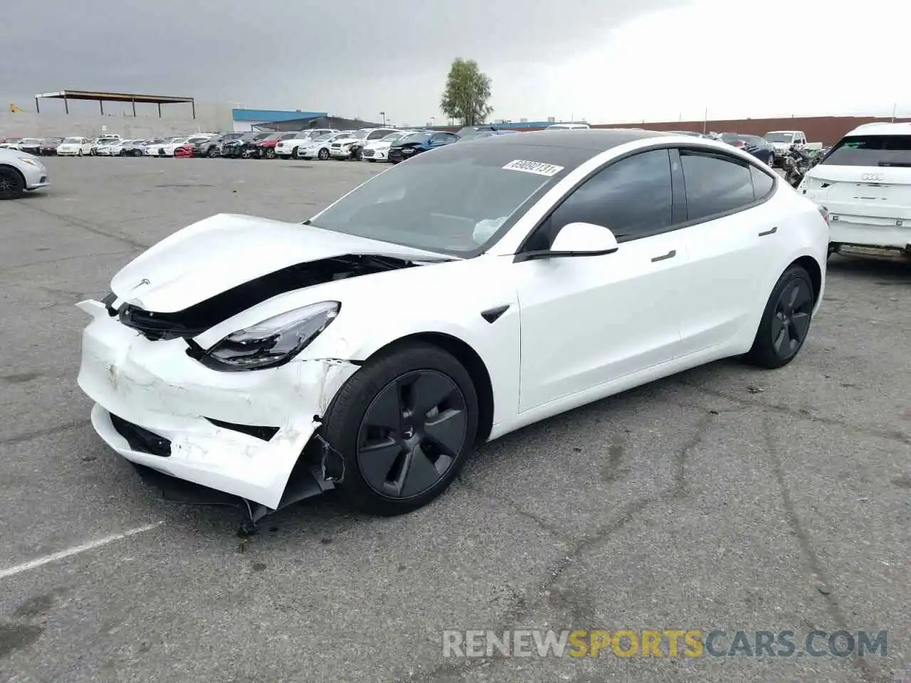 2 Фотография поврежденного автомобиля 5YJ3E1EA7MF026690 TESLA MODEL 3 2021