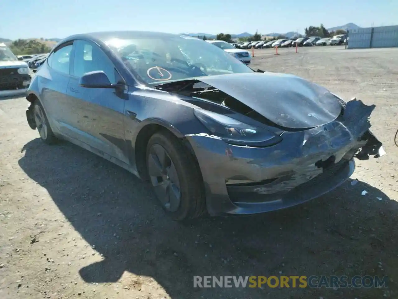 9 Фотография поврежденного автомобиля 5YJ3E1EA7MF027225 TESLA MODEL 3 2021