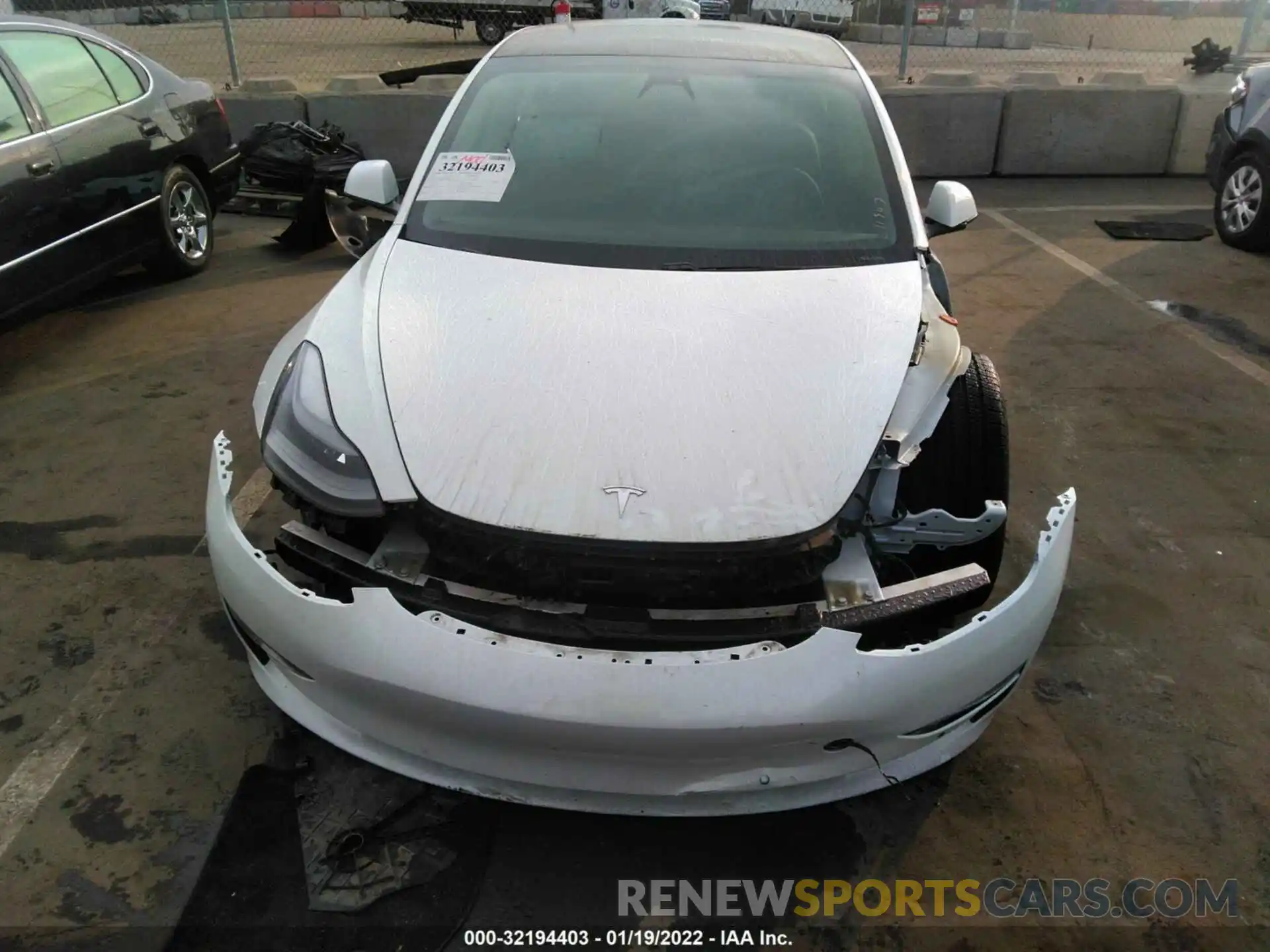 6 Photograph of a damaged car 5YJ3E1EA7MF053582 TESLA MODEL 3 2021