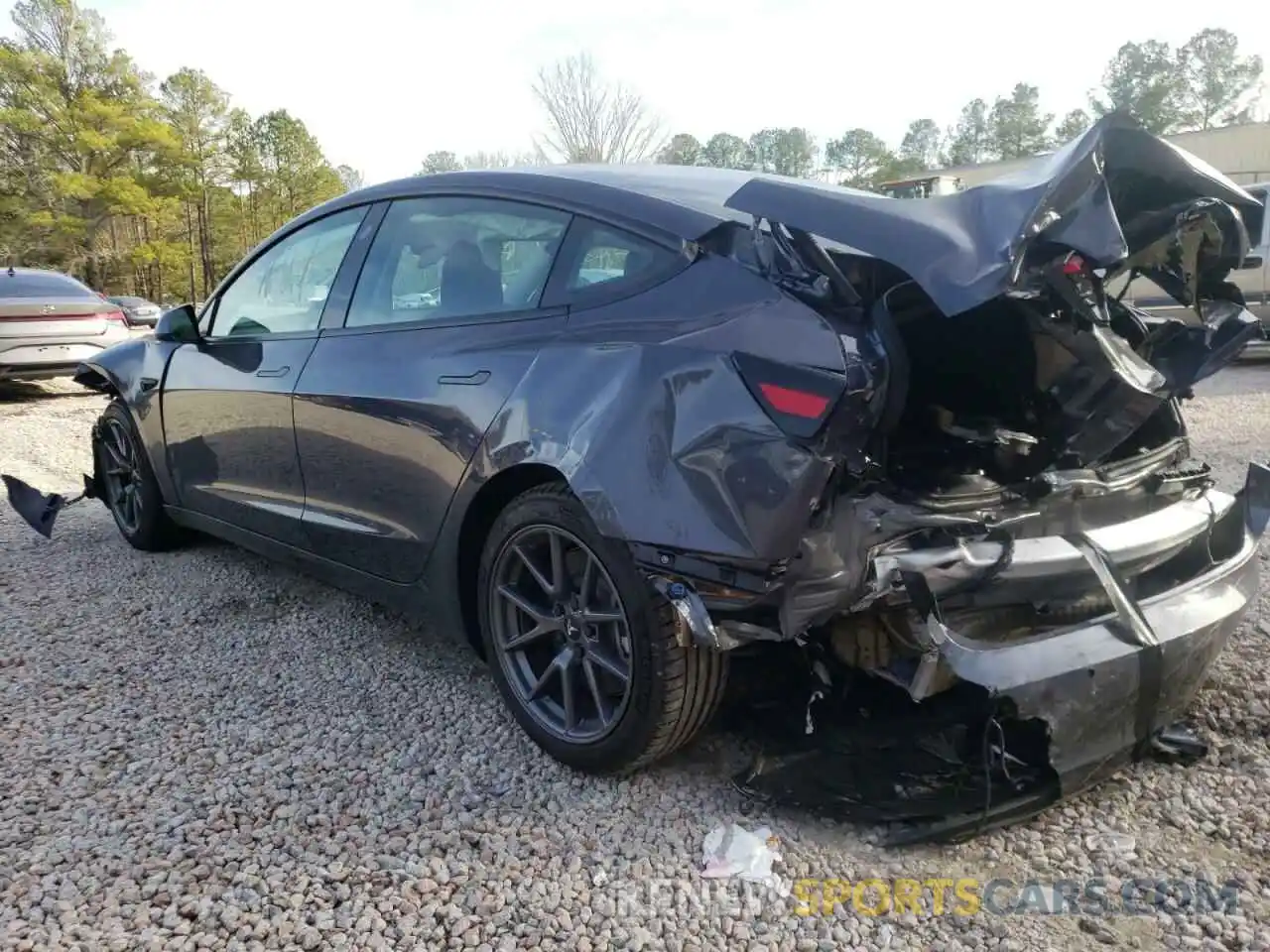 3 Photograph of a damaged car 5YJ3E1EA7MF092852 TESLA MODEL 3 2021