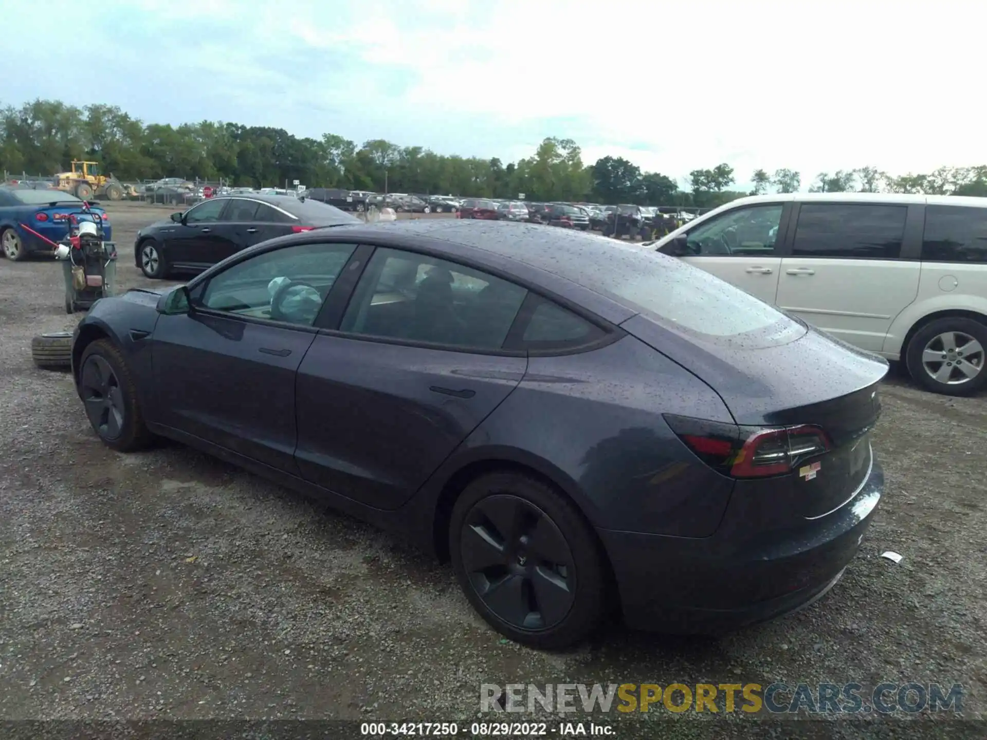 3 Photograph of a damaged car 5YJ3E1EA7MF094567 TESLA MODEL 3 2021