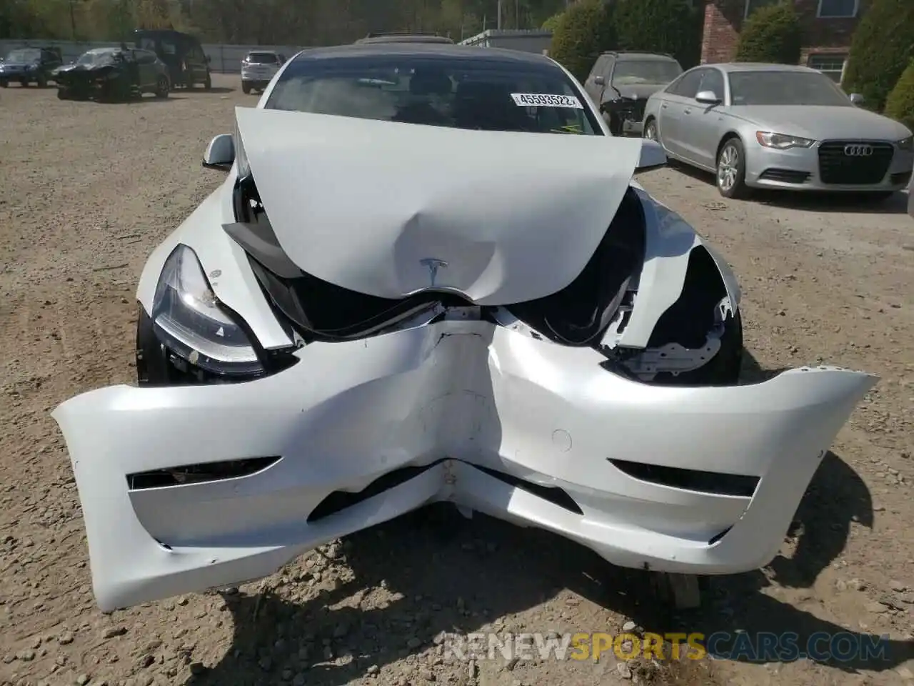 9 Photograph of a damaged car 5YJ3E1EA7MF100285 TESLA MODEL 3 2021